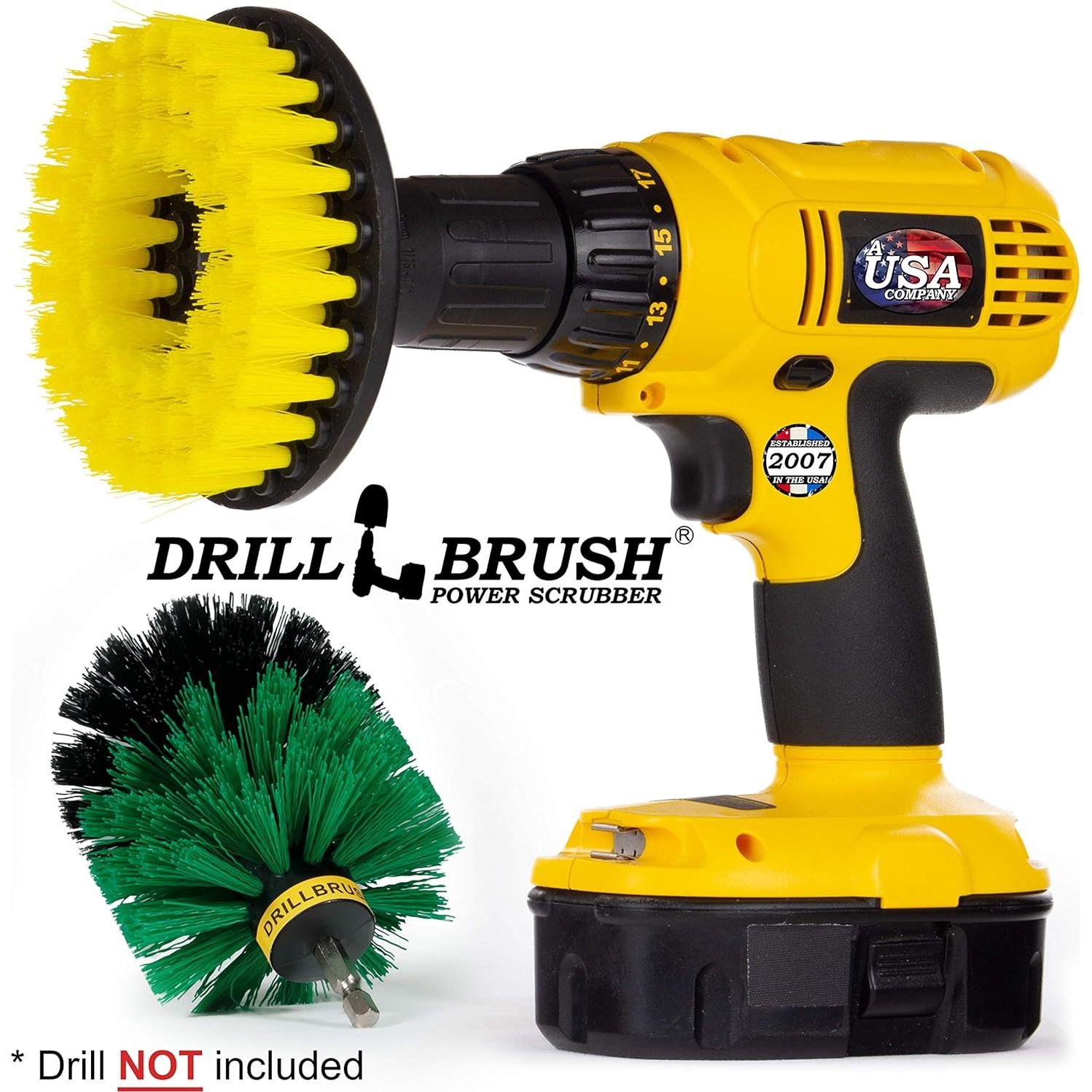 Juego de Cepillos de Limpieza para Taladro Drillbrush - 2 Piezas