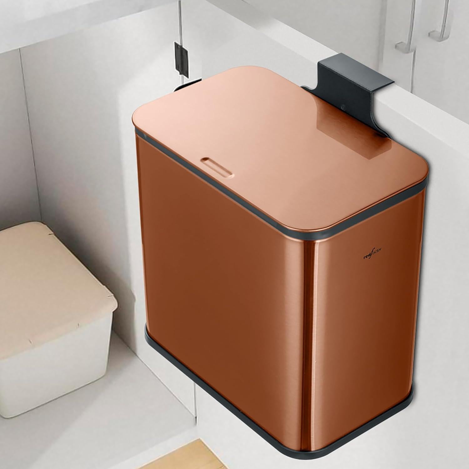 Bote de Basura Colgante RED FACTOR Acero Inoxidable 5L