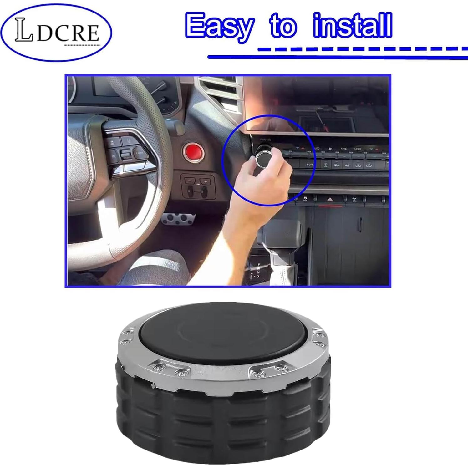 Perilla de Control de Volumen LDCRE para Toyota Tundra/Sequoia 2022-2025