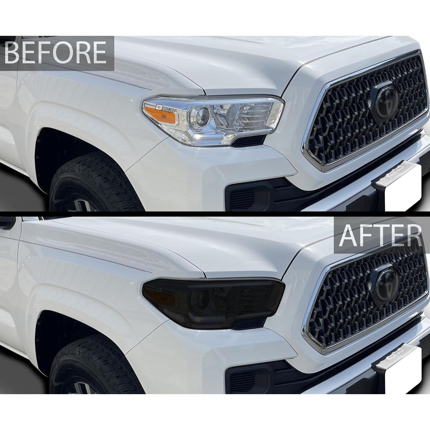 Kit Completo de Tinte Precutado para Faros Toyota Tacoma 2016-2023