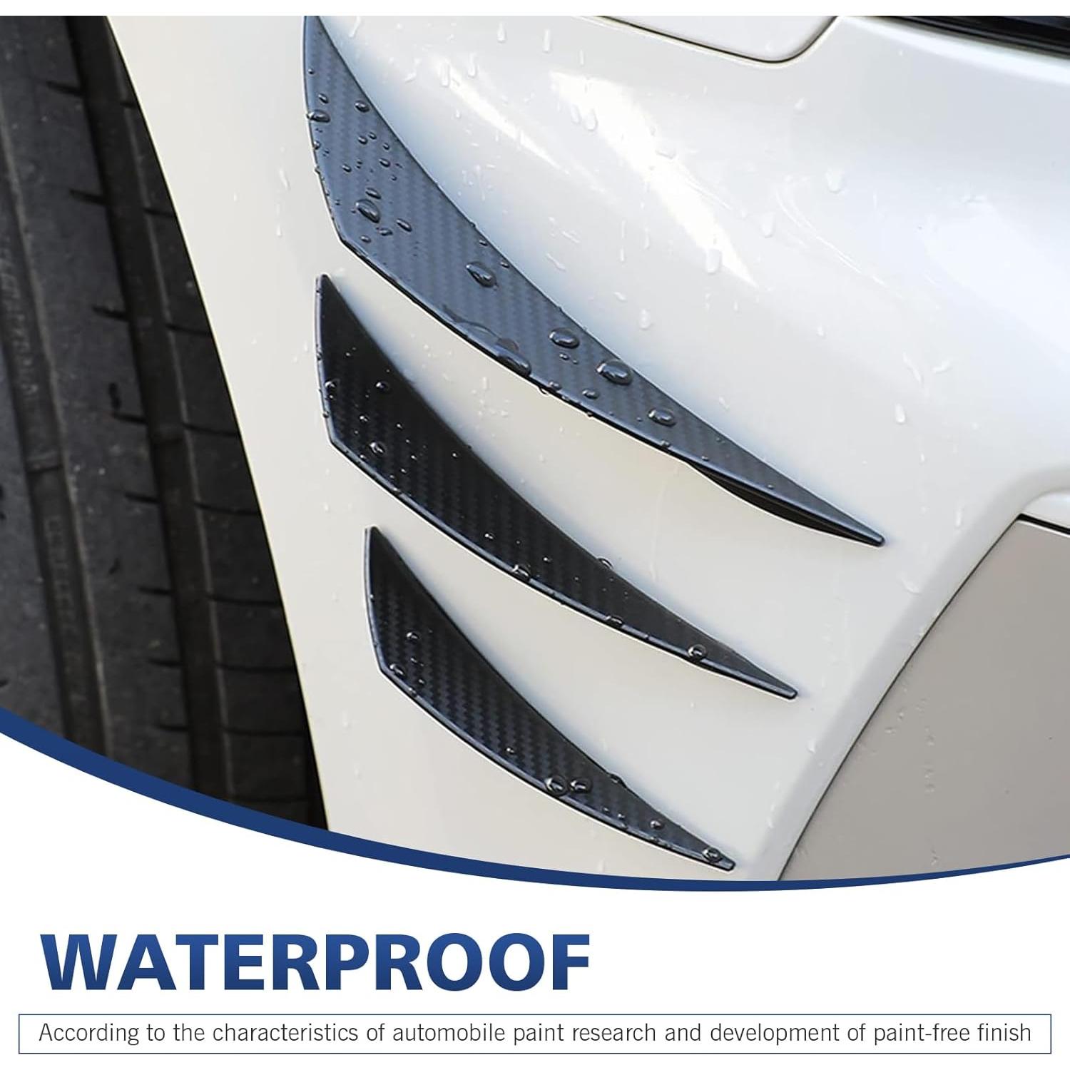 Kit de 6 Calcomanías Aerodinámicas DACIRTY para Coche - Fibra de Carbono