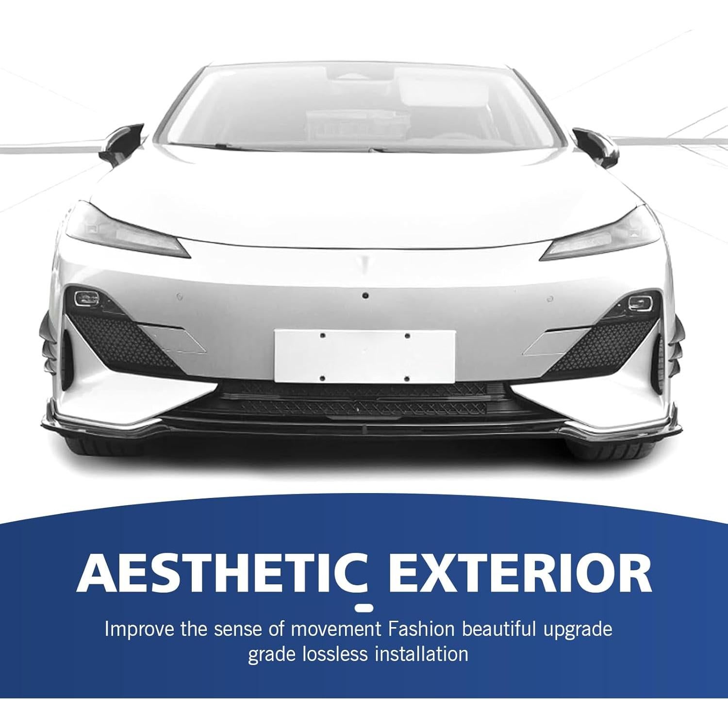 Kit de 6 Calcomanías Aerodinámicas DACIRTY para Coche - Fibra de Carbono