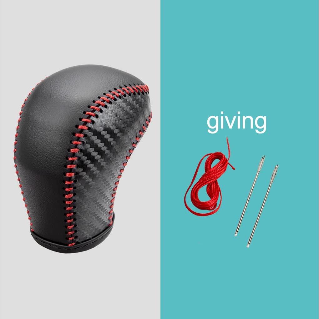 Cubierta de pomo de cambio de cuero LDYFC para Toyota 2014-2022