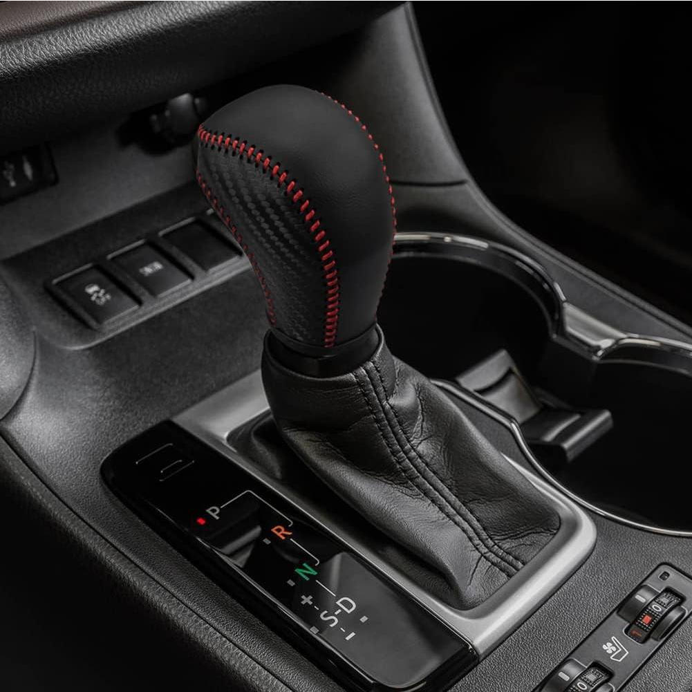 Cubierta de pomo de cambio de cuero LDYFC para Toyota 2014-2022