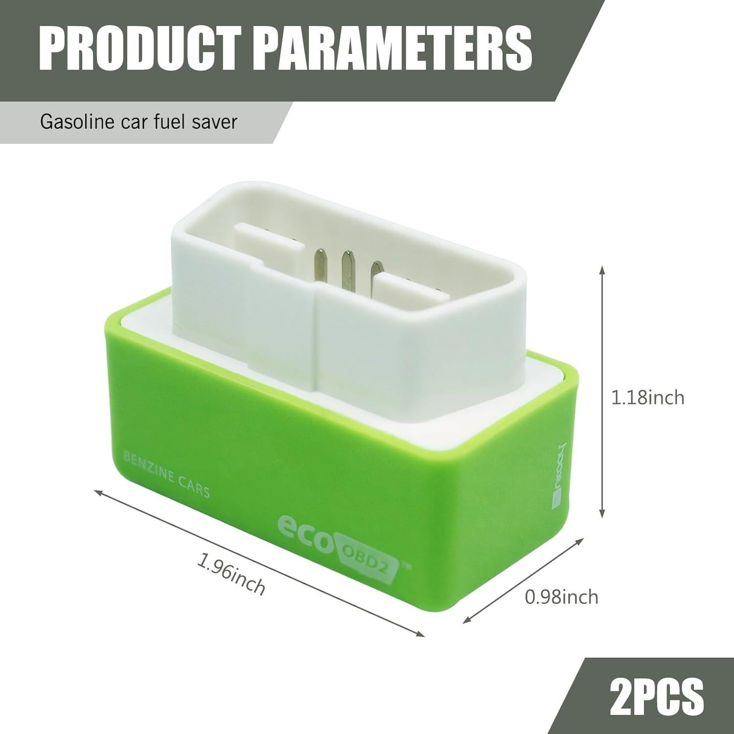 Ahorra Combustible Leechio OBD2 2 Pcs Universal Eficiencia