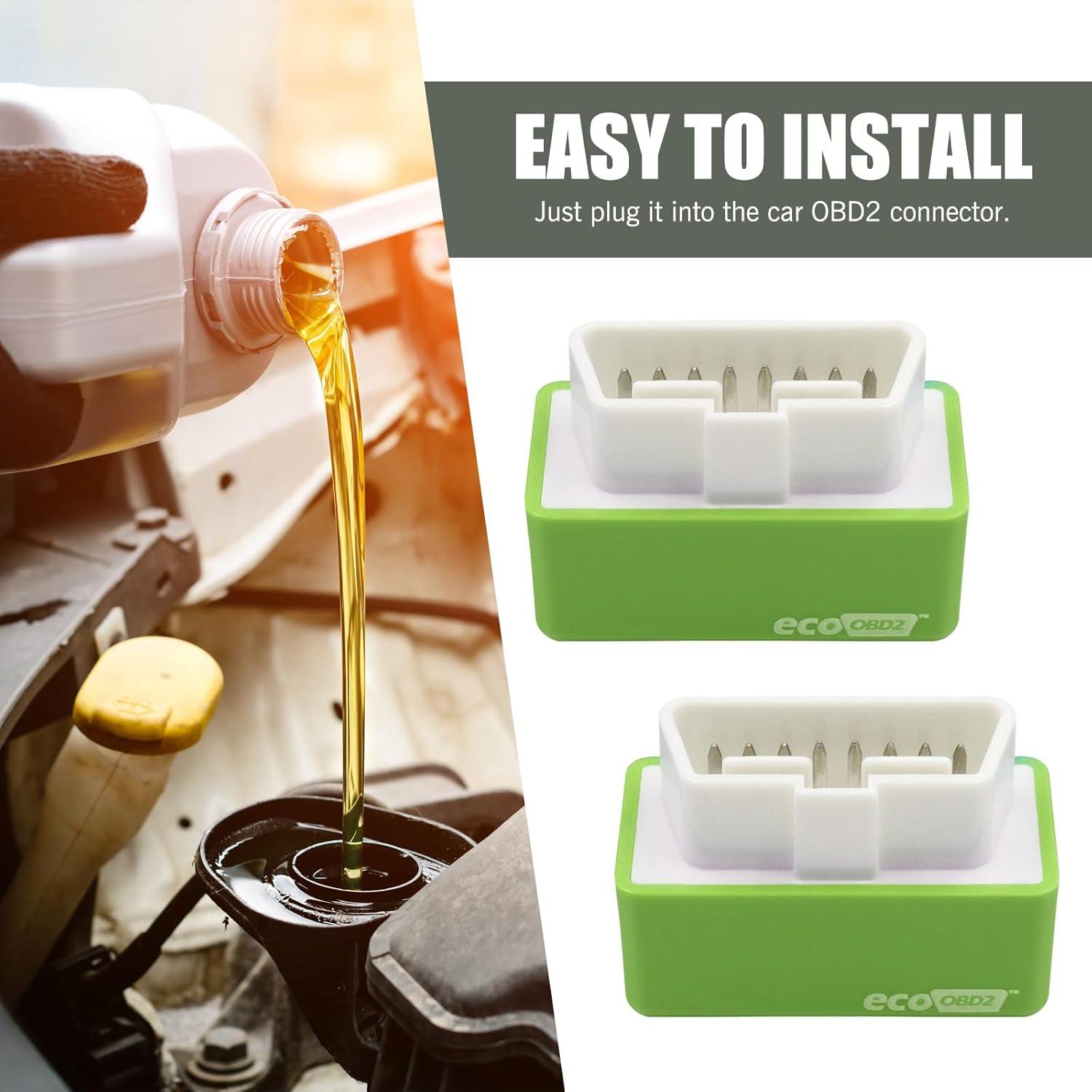 Ahorra Combustible Leechio OBD2 2 Pcs Universal Eficiencia