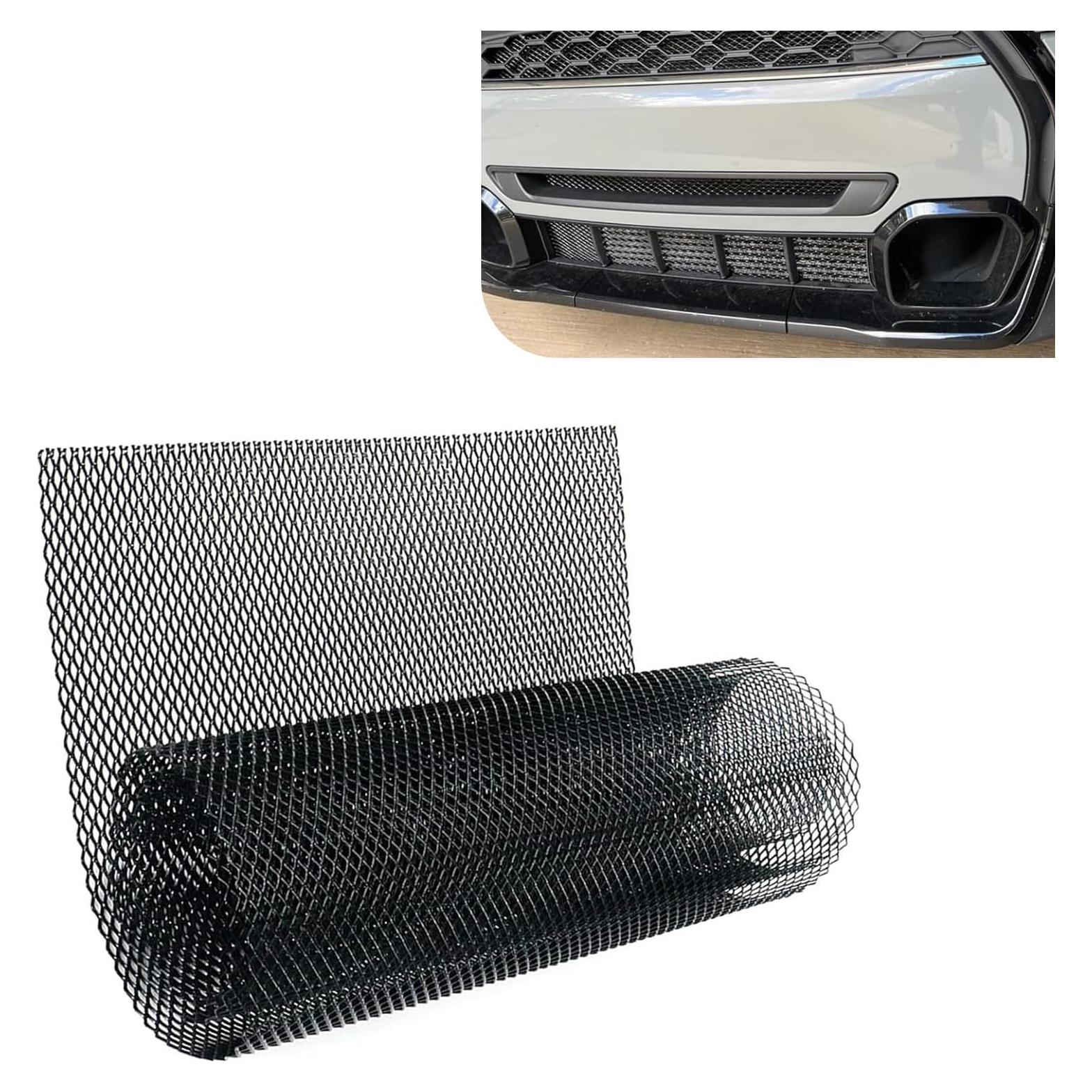 Malla de Rejilla para Automóvil Zeathery 100x33cm Negra