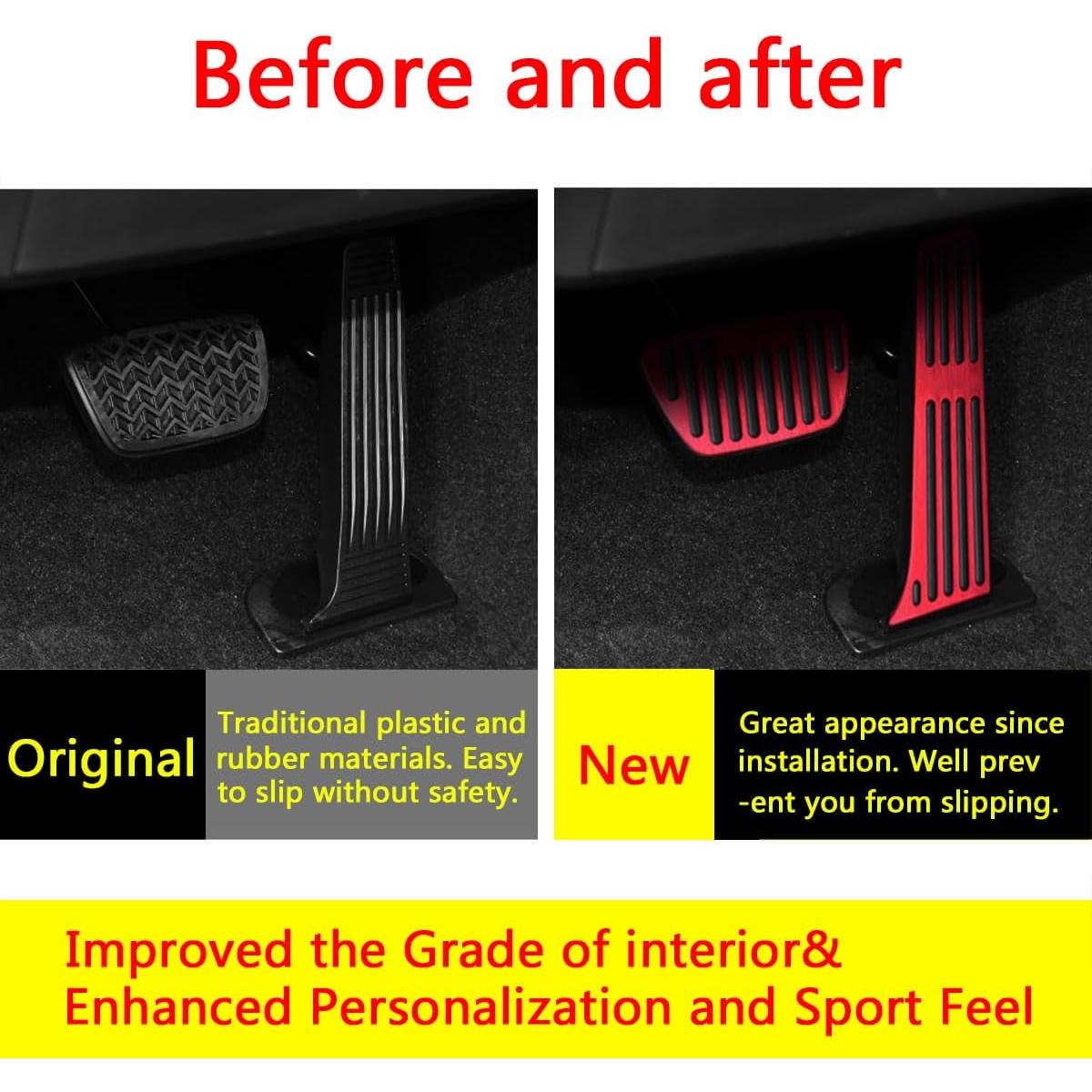 Cubierta Pedal de Freno y Acelerador GZJUNFUGJ para Toyota y Lexus