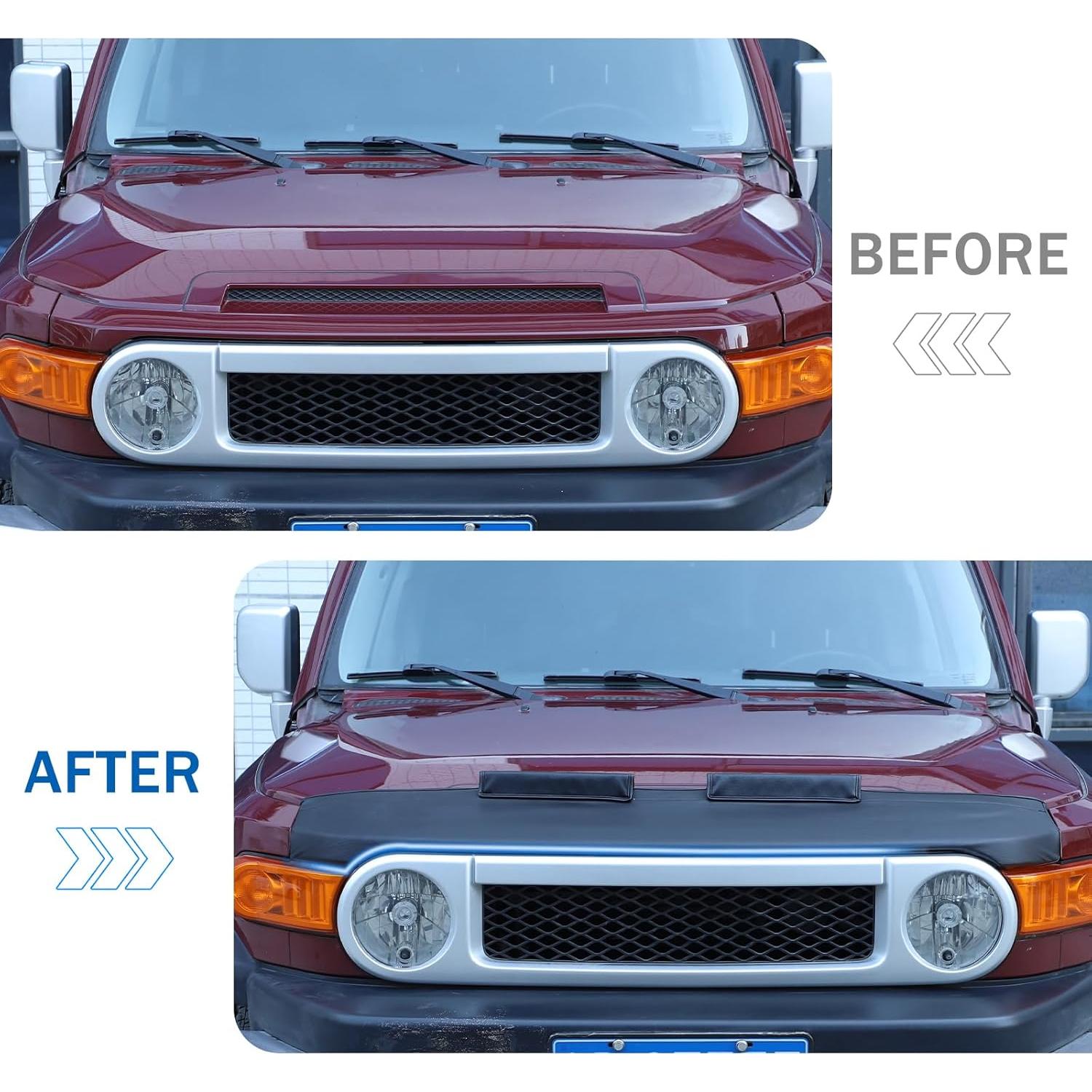 Máscara de capó LLKUANG para Toyota FJ Cruiser 2007-2021