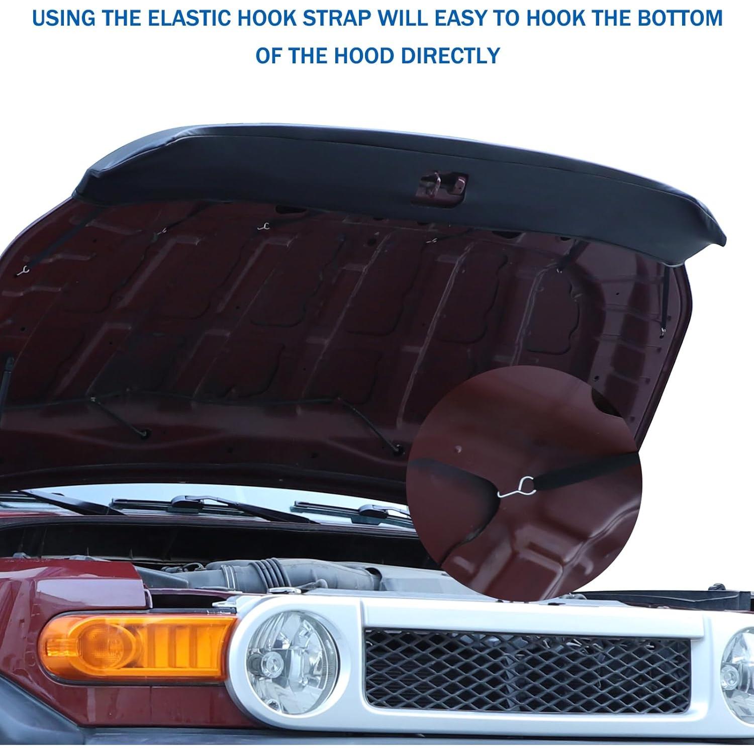 Máscara de capó LLKUANG para Toyota FJ Cruiser 2007-2021