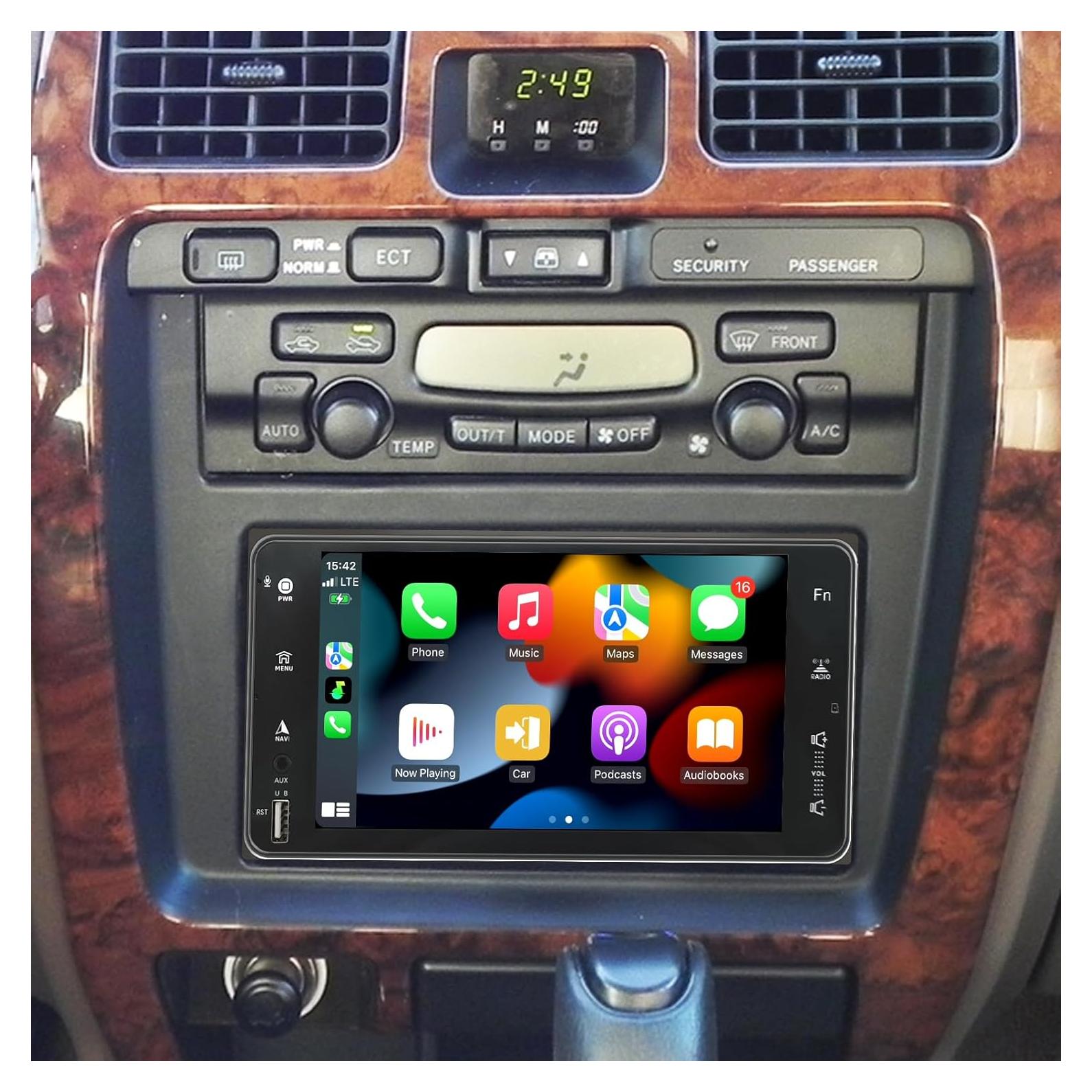 Radio Estéreo Toyota 4Runner 1996-2002 Carplay Android Auto 7"