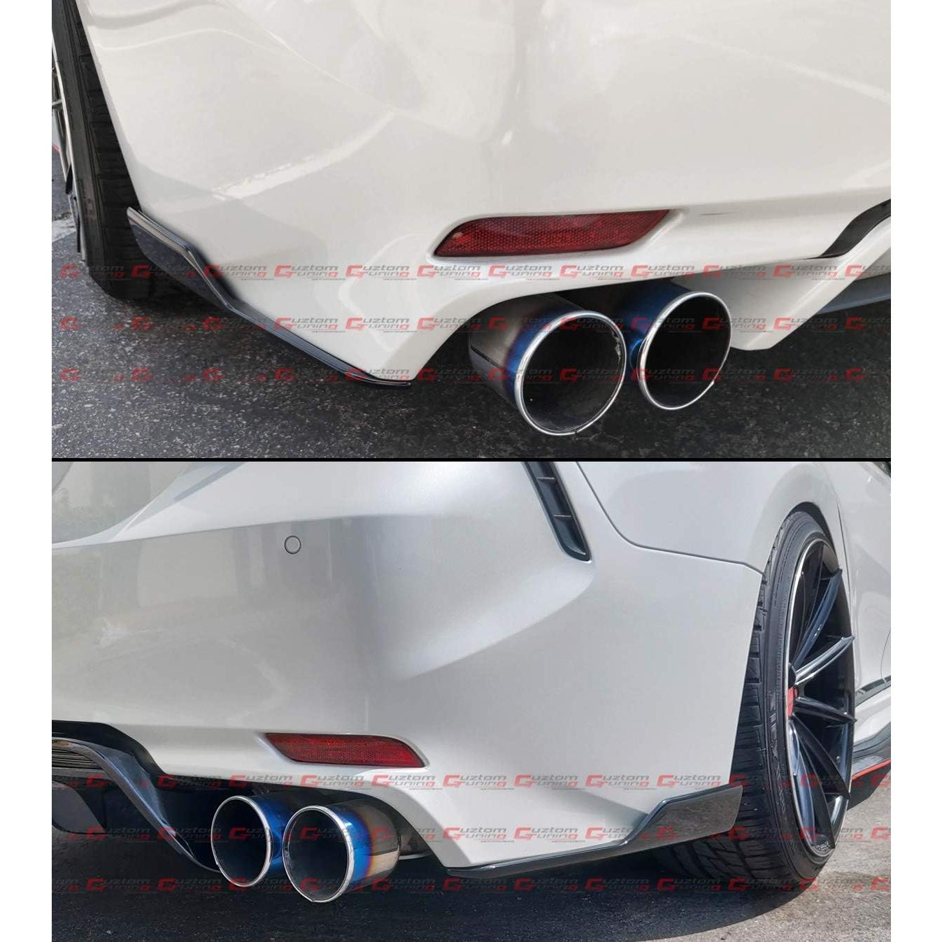 Splitters Traseros Toyota Camry SE XSE 2018-2024 Cuztom Tuning