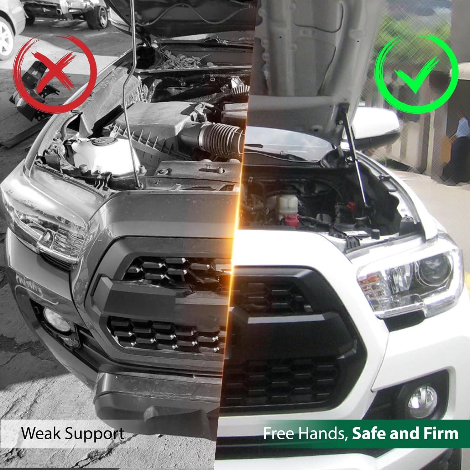 Amortiguadores de Capó Delantero HUOPO para Toyota Tacoma 2016-2023