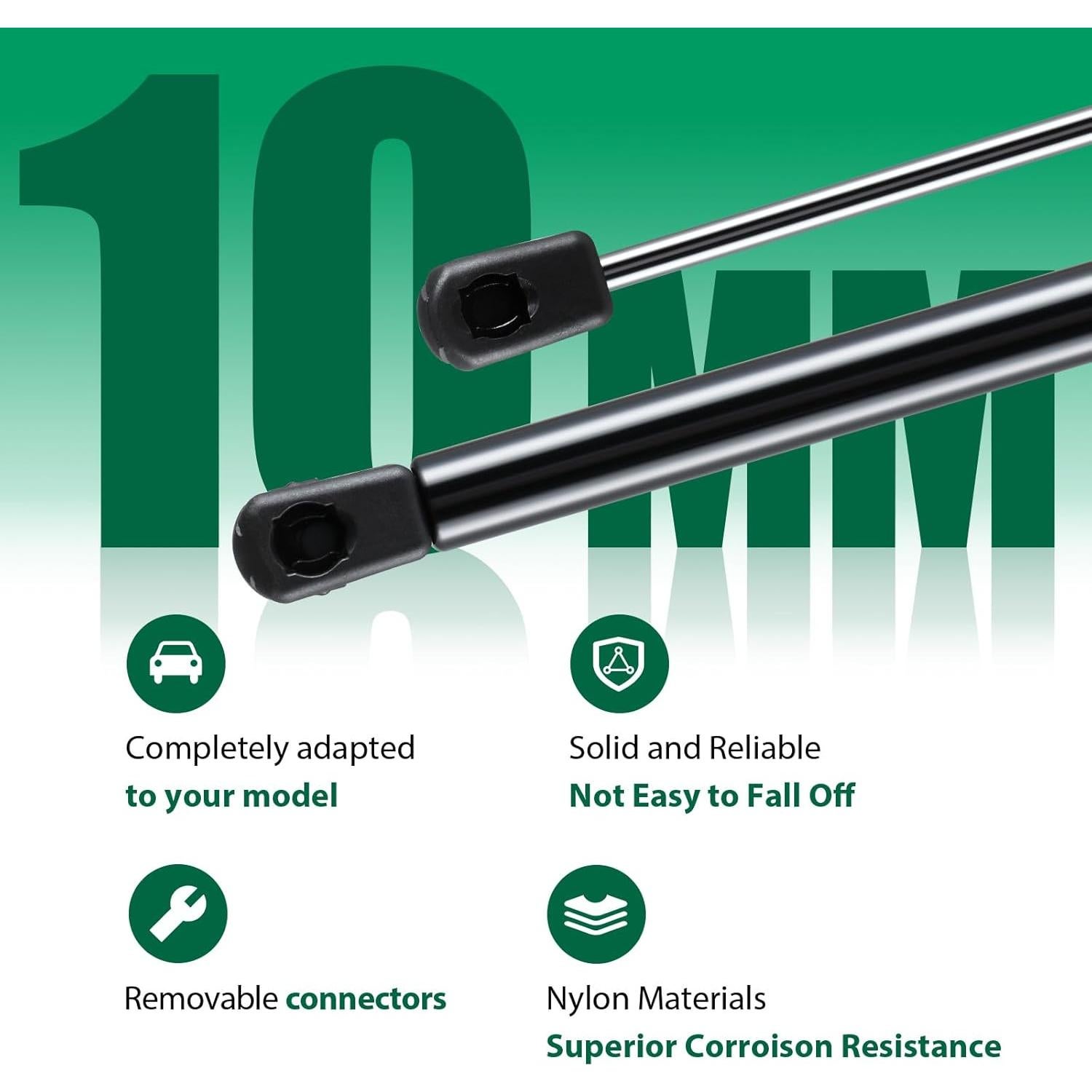 Amortiguadores de Capó Delantero HUOPO para Toyota Tacoma 2016-2023