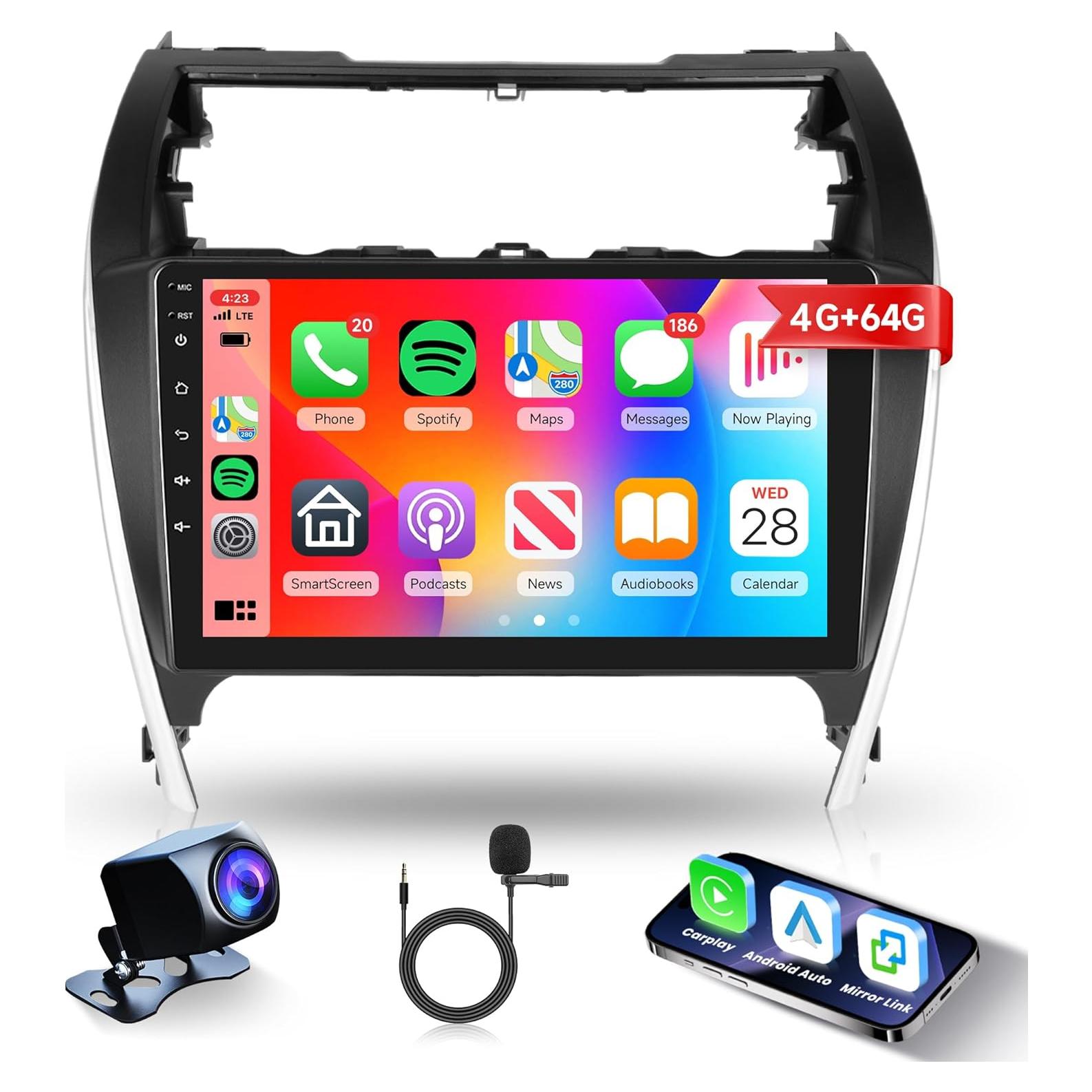 Estéreo de Radio para Toyota Camry 2012-2014 Rimoody 10.1" Android 13