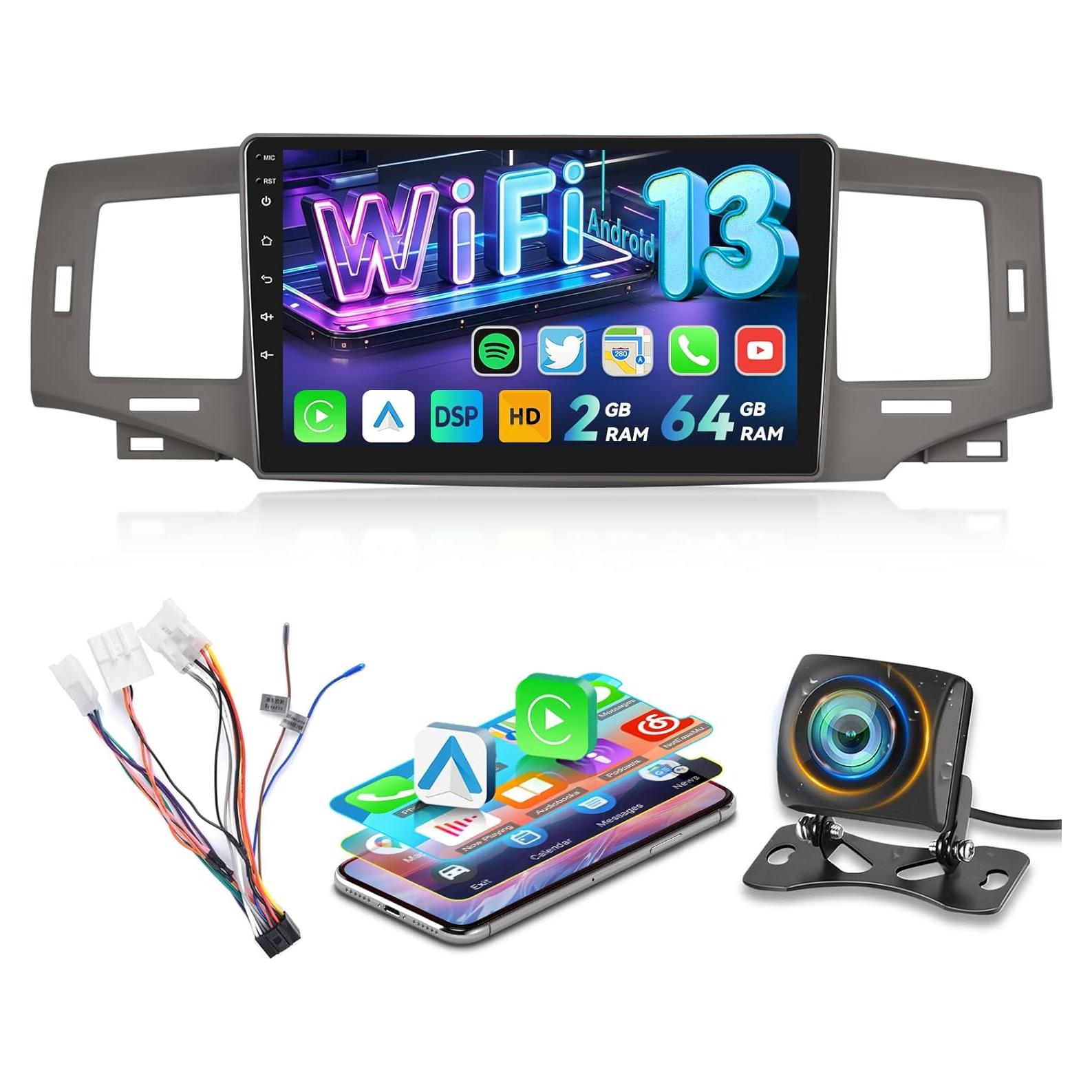 Estéreo Android NHOPEEW 9" para Toyota Corolla 2002-2006