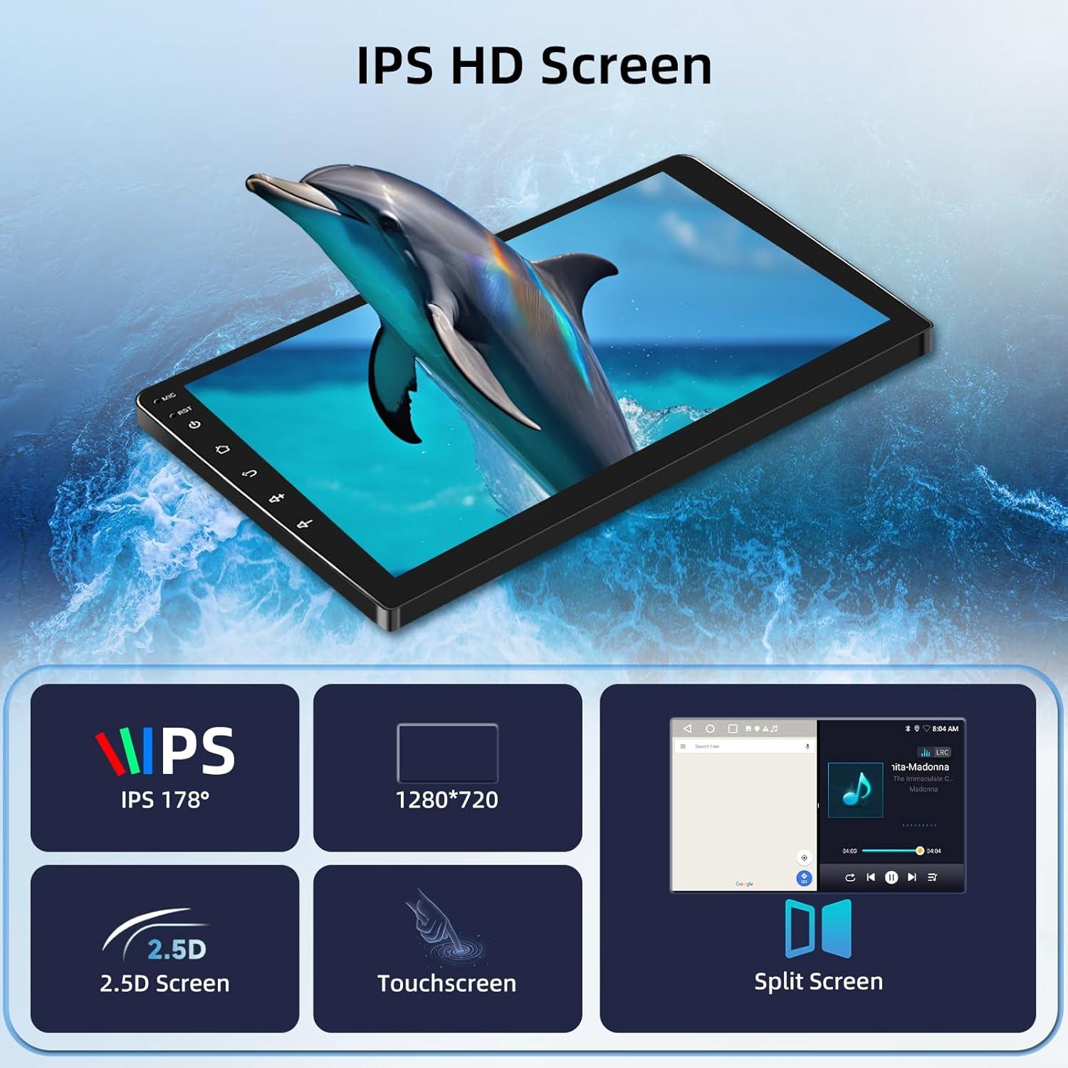 Estéreo Android NHOPEEW 9" para Toyota Corolla 2002-2006