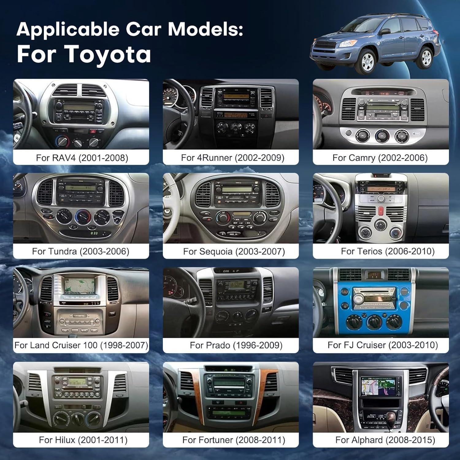 Radio 7" Toyota 4Runner 2003-2009 Carplay Android Auto