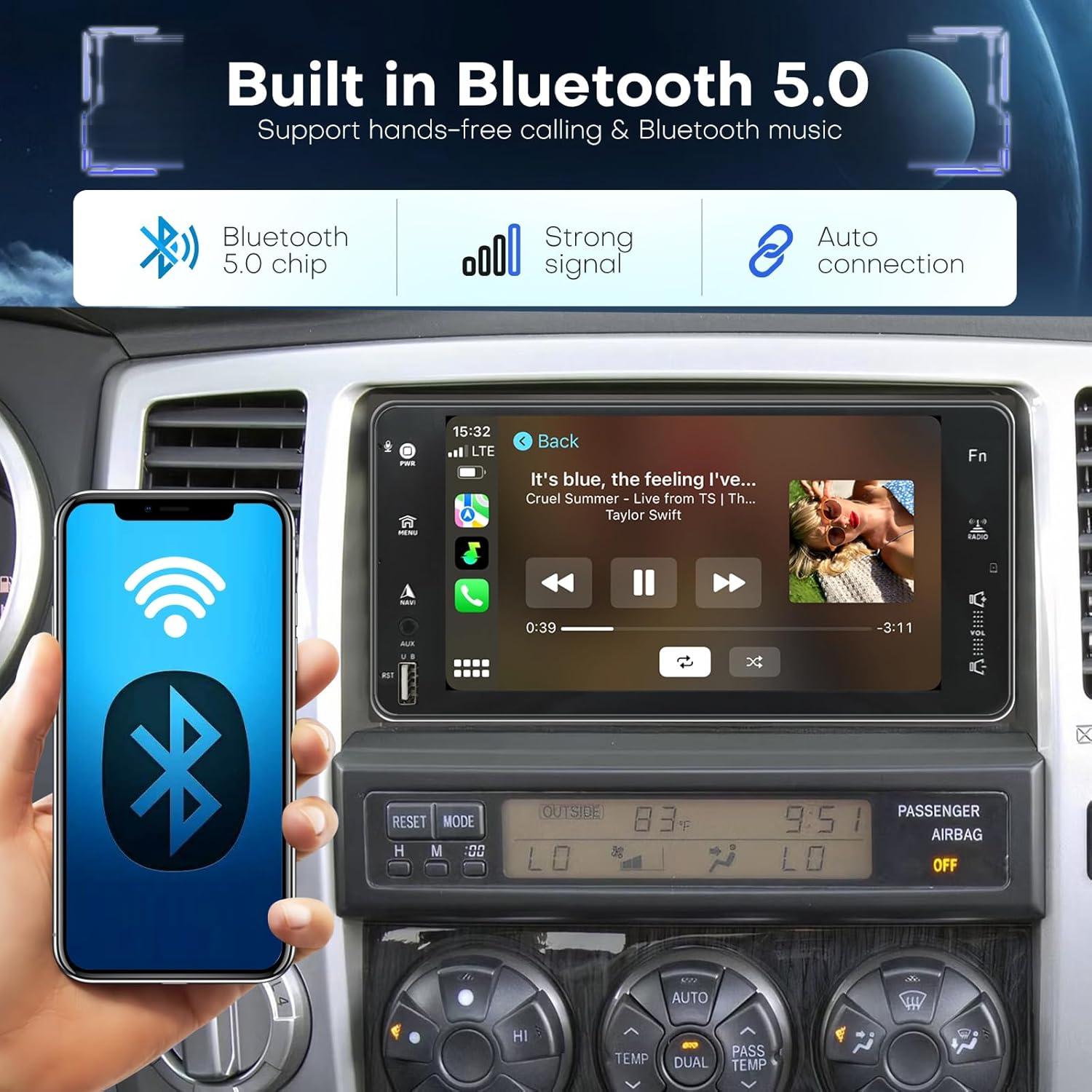 Radio 7" Toyota 4Runner 2003-2009 Carplay Android Auto