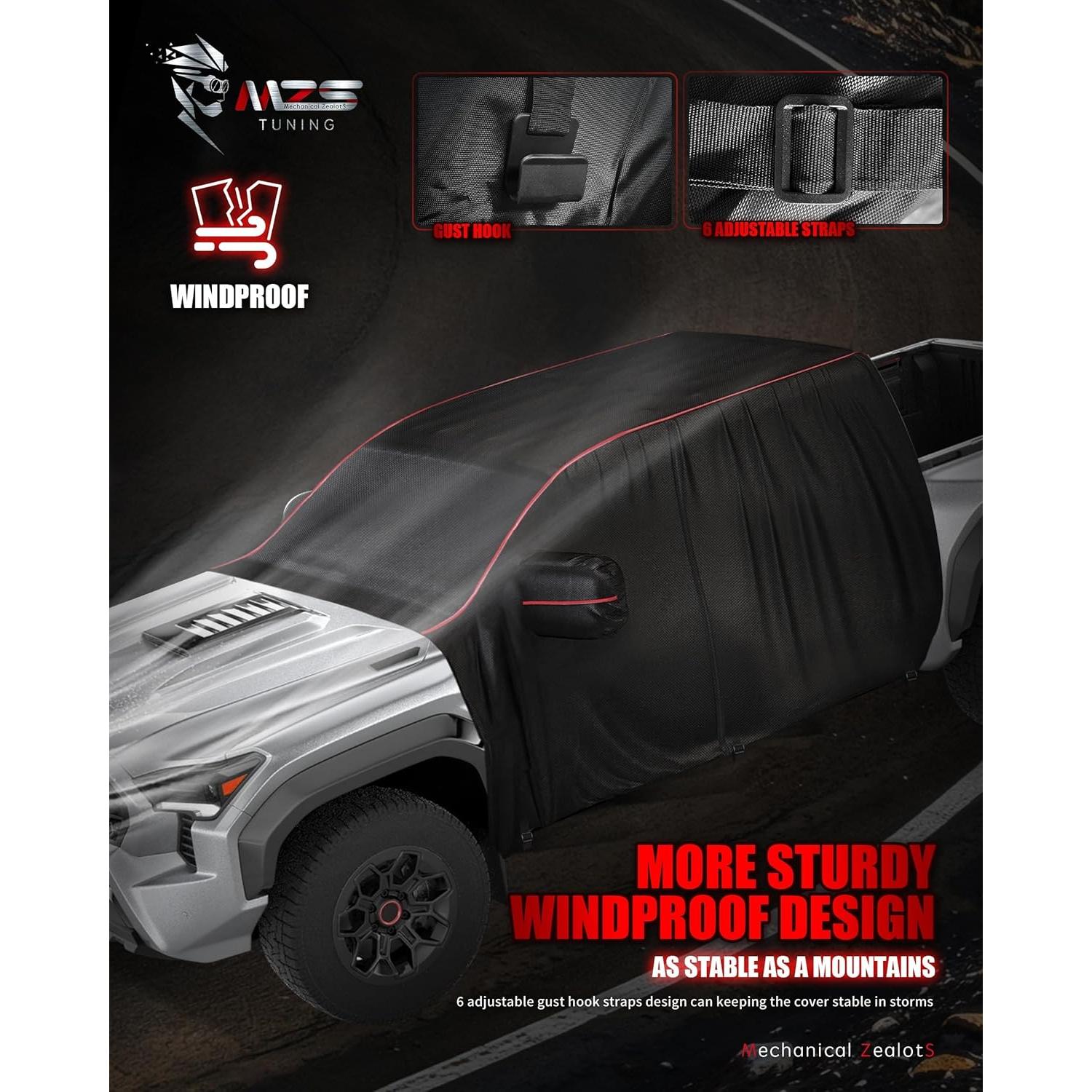 Cubierta de Cabina MZS Tacoma Doble 2014-2025 Impermeable