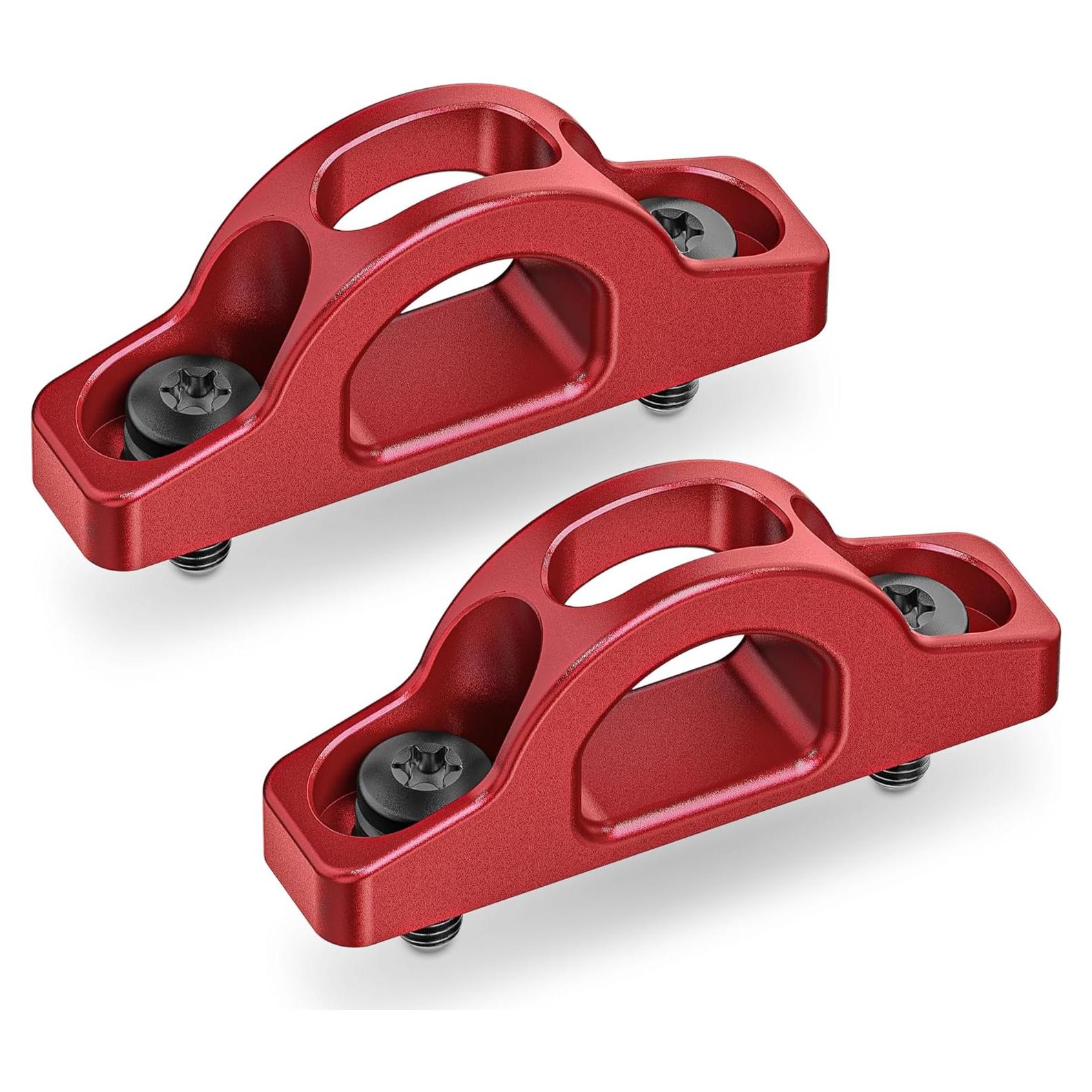 Ganchos de Sujeción MZS para Cama de Camión Tacoma Tundra Rojo