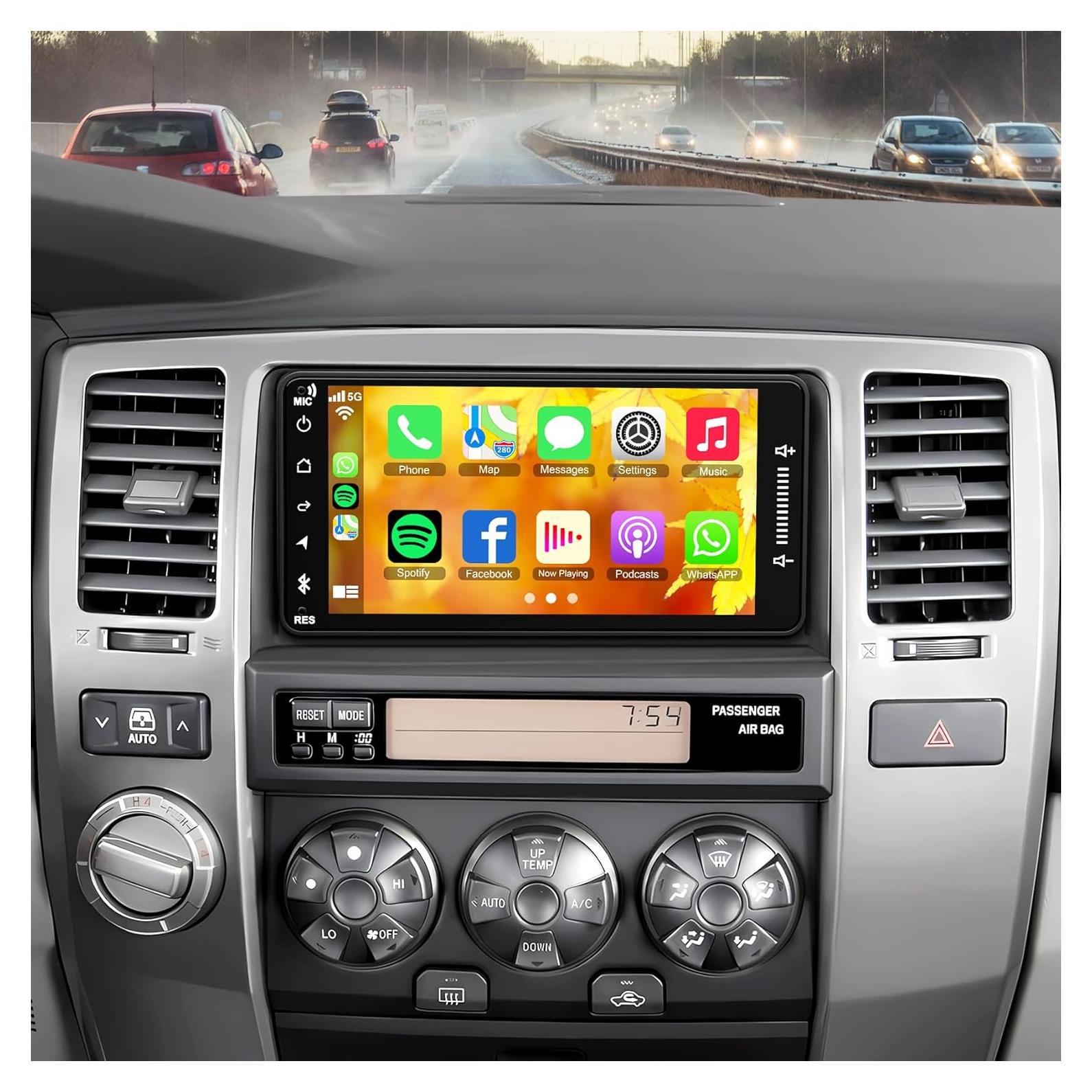 Estéreo de Coche Android 12 para Toyota 4Runner/Tundra/Sequoia