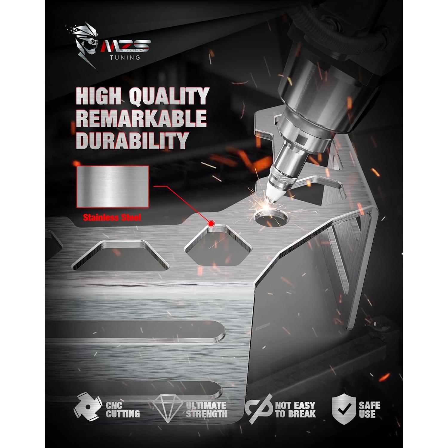 Gussets de Esquina MZS para Cama de Camión Tacoma 2005-2015/2024-2025