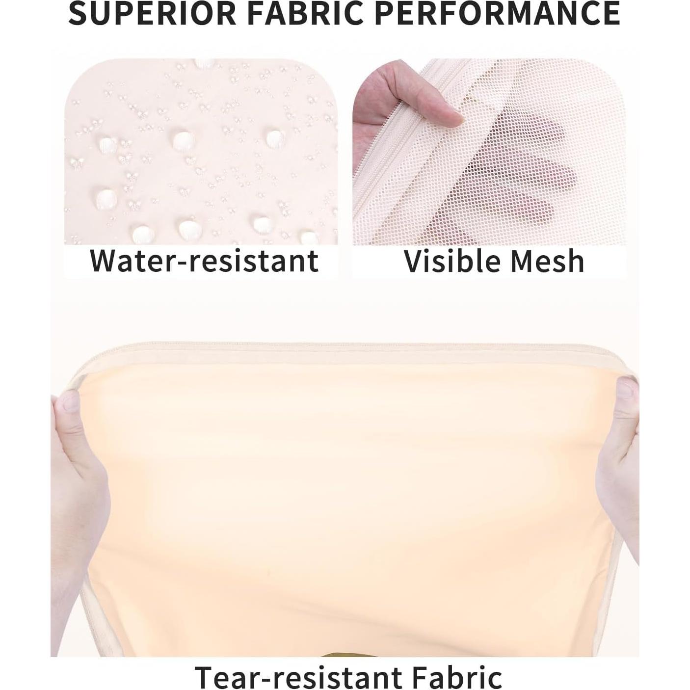 Set de 7 Cubos de Compresión para Viaje Ceneda - Beige