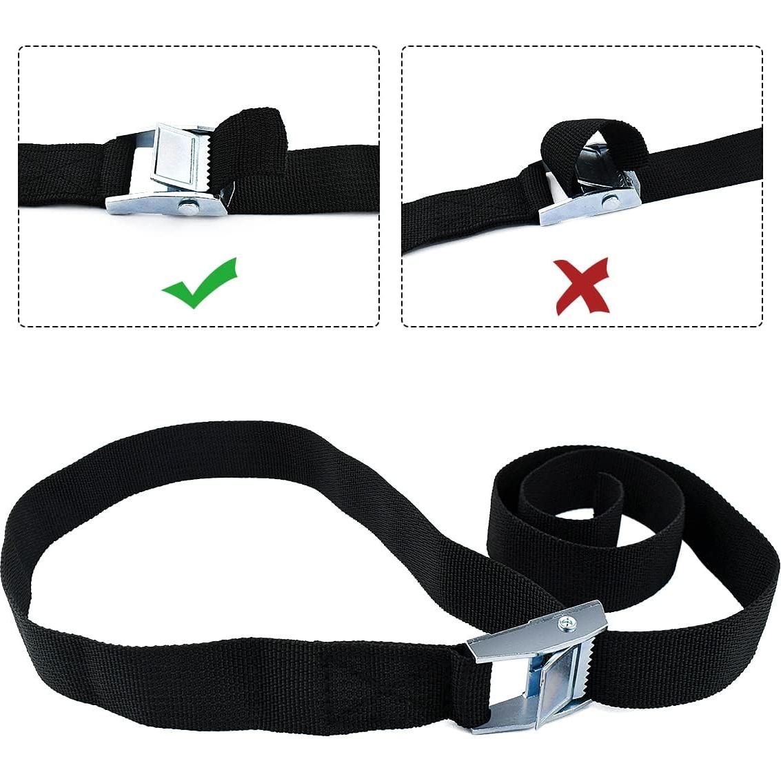 Correas de Amarre Tenalleys 2 Piezas 2.54cm x 1.01m 272kg