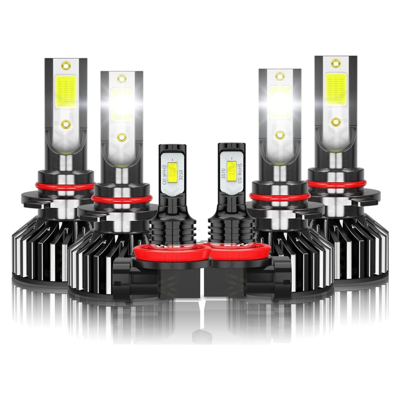 Luces Antiniebla VCSZKXLY 9005 Alta Potencia para Toyota RAV4 2013-2015