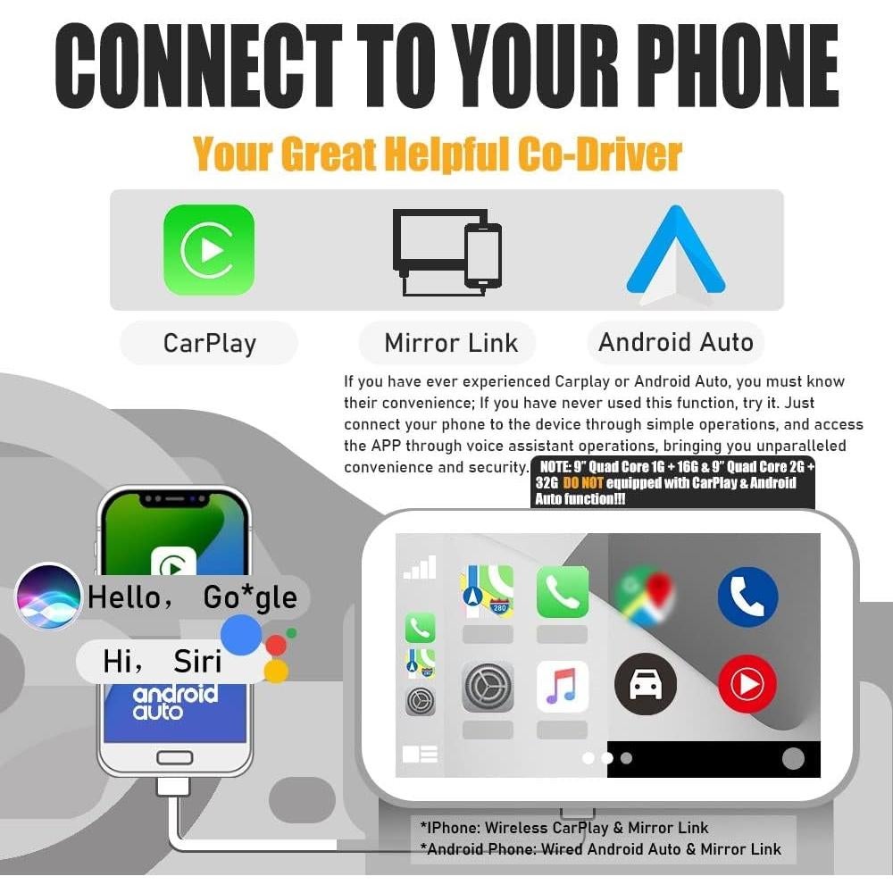 Estéreo Android Kunfine 9" para Toyota Avalon 2006-2011