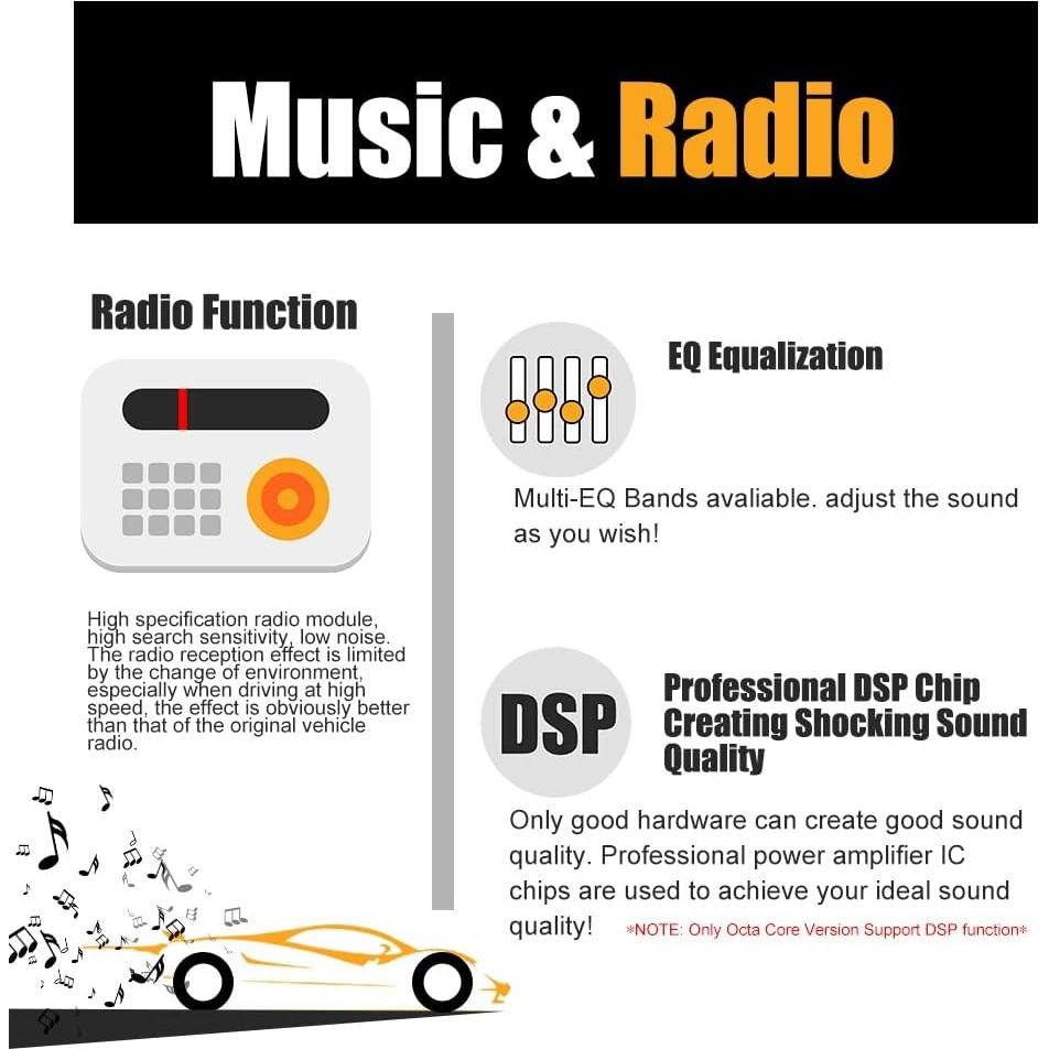 Estéreo Android Kunfine 9" para Toyota Avalon 2006-2011
