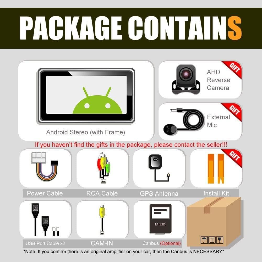 Estéreo Android Kunfine 9" para Toyota Avalon 2006-2011