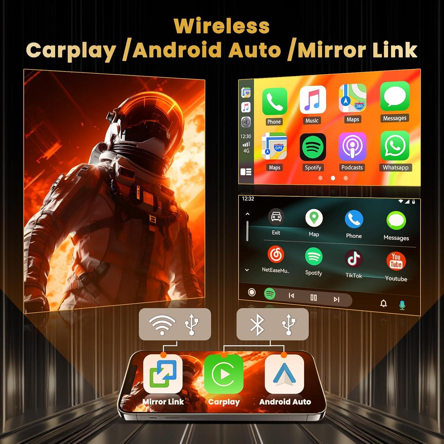 Radio de Coche Hikity 10.1" Android 15 para Toyota Camry 2006-2011