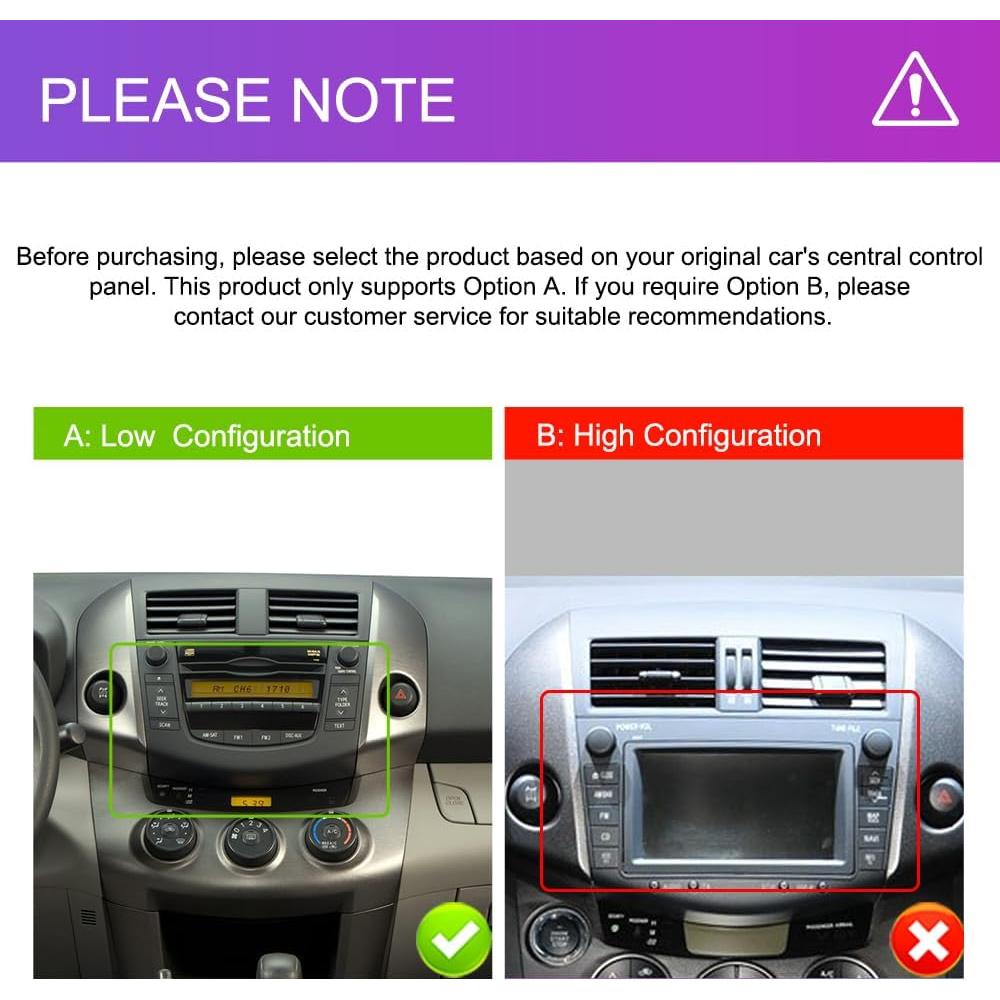 Estéreo de Coche Rimoody 10.1" Android Carplay 6GB+128GB para Toyota RAV4