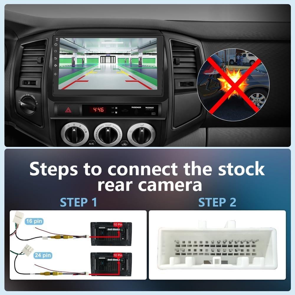 Estéreo Android 10" para Toyota Tacoma 2005-2015 - 2GB RAM, 64GB ROM