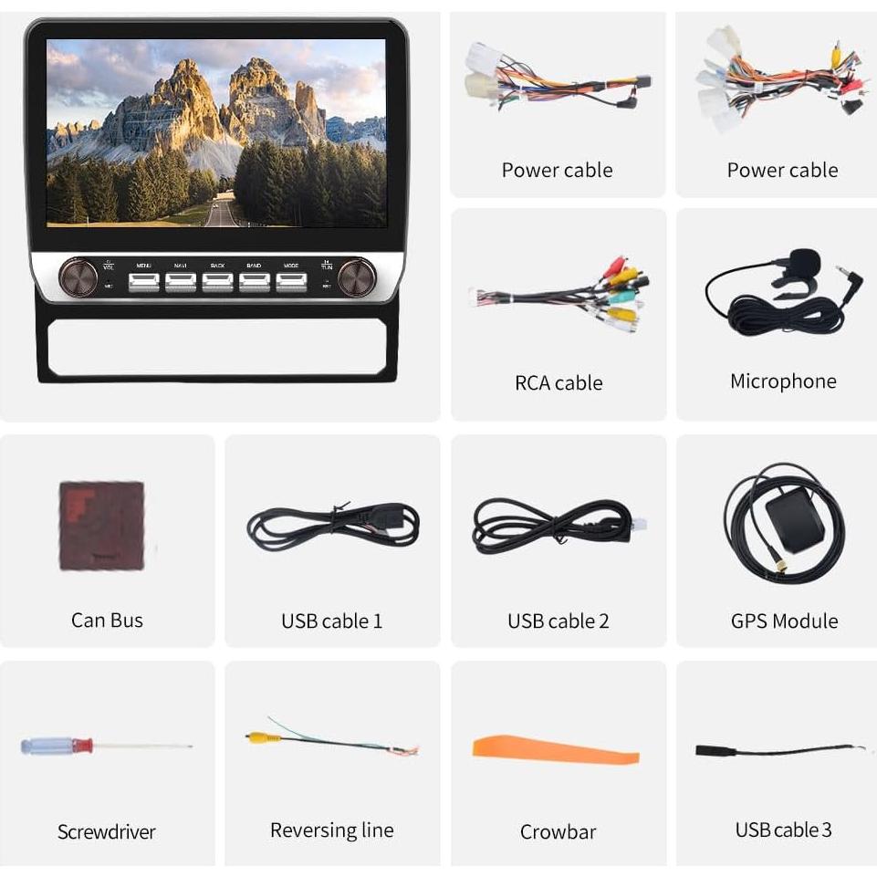 Estéreo Android 10" para Toyota Tacoma 2005-2015 - 2GB RAM, 64GB ROM