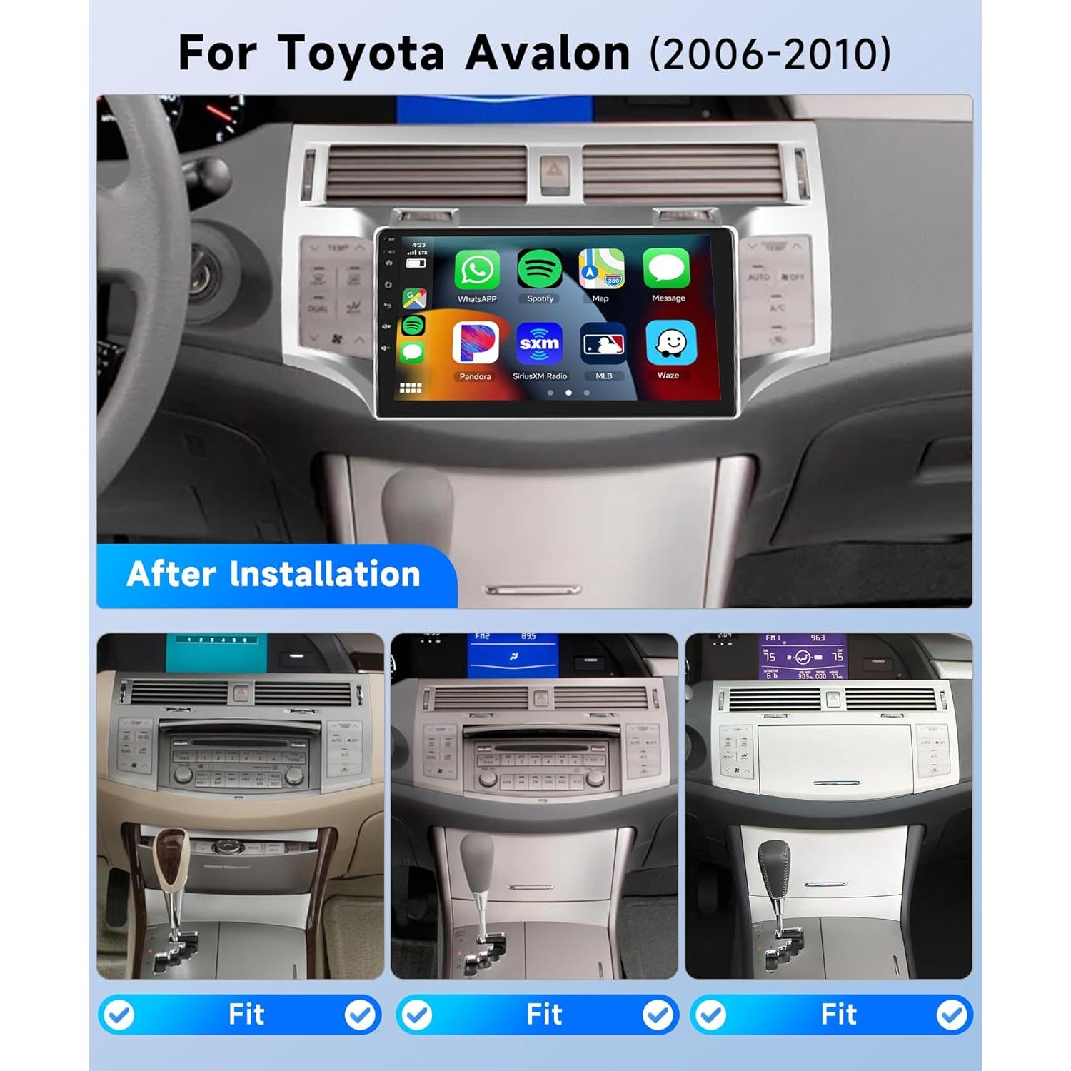 Estéreo de Coche Android 2+64G METEESER para Toyota Avalon 2005-2010