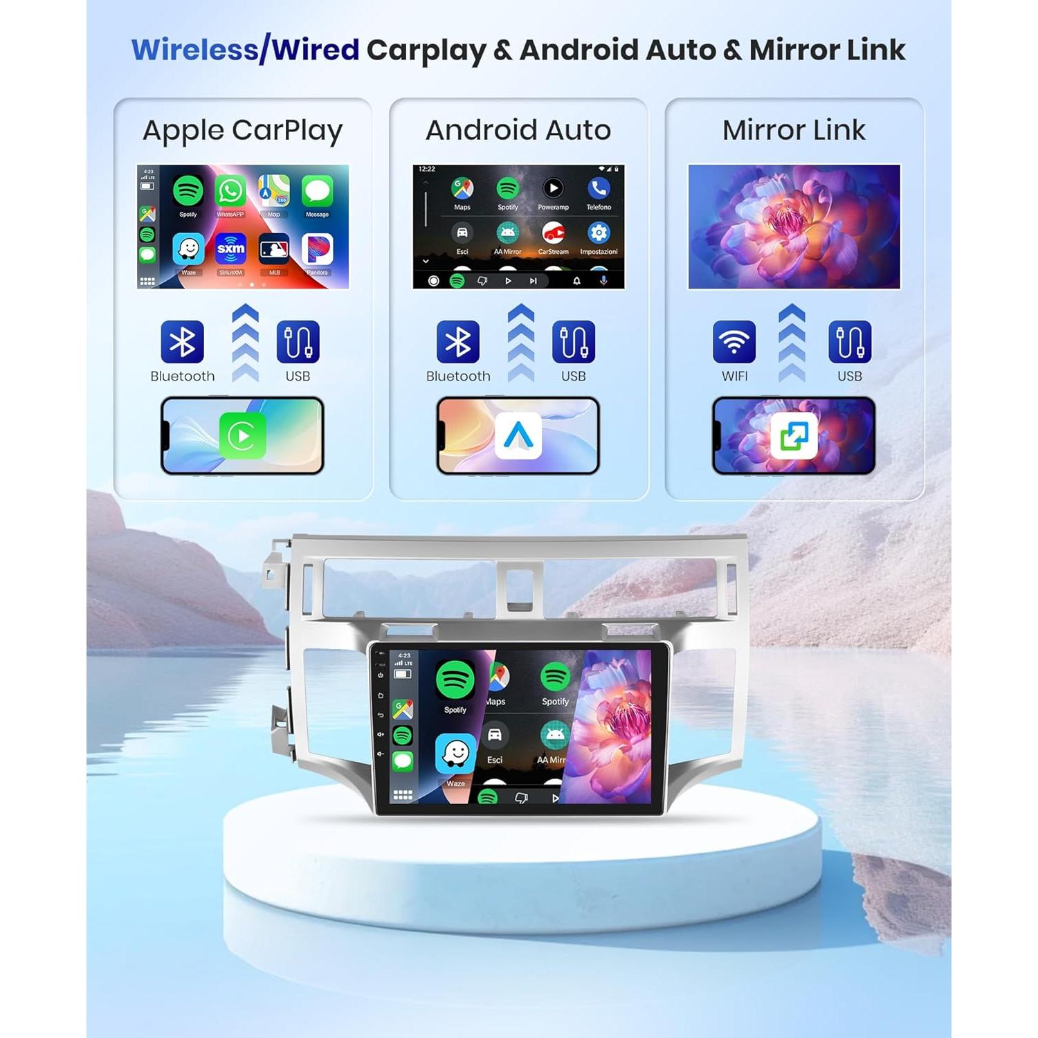 Estéreo de Coche Android 2+64G METEESER para Toyota Avalon 2005-2010