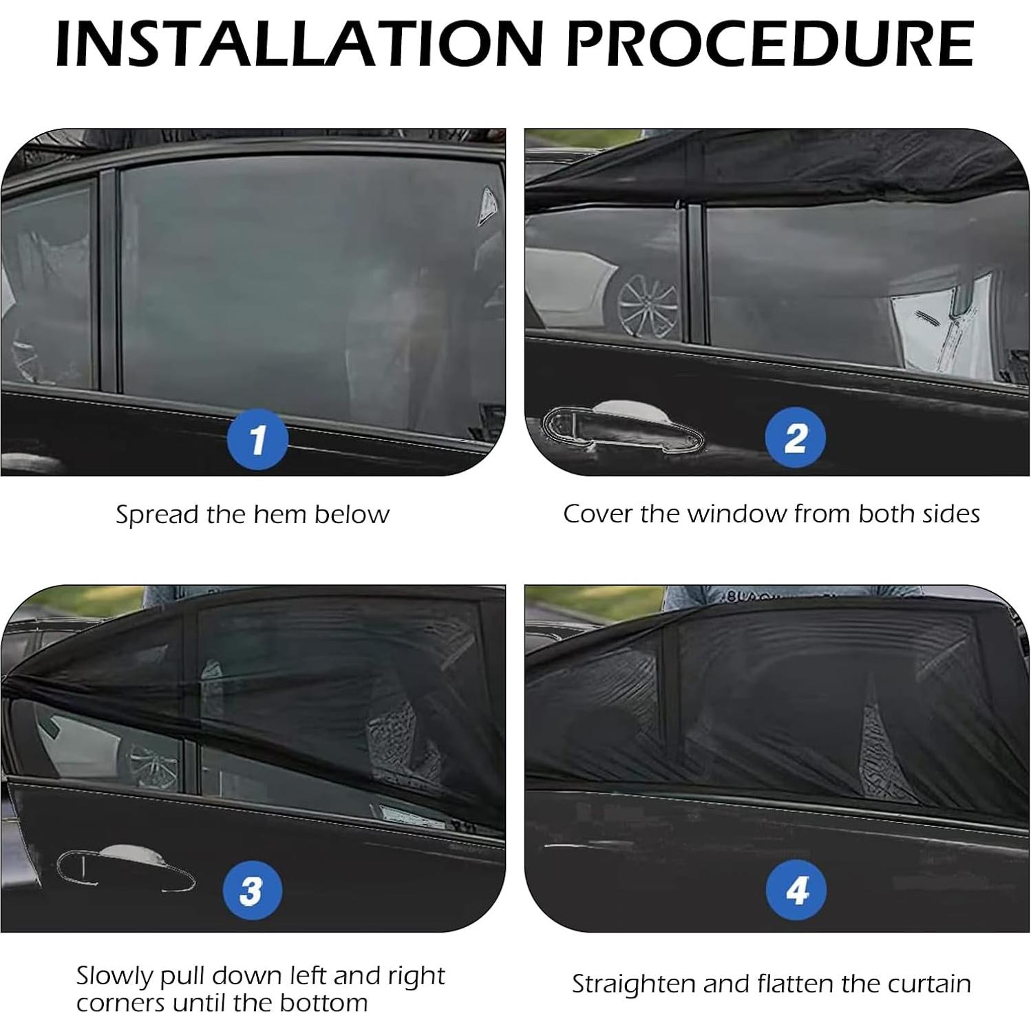 Sombrilla de Ventana Shakas SHA-ZYS369BL, Protección Solar y Privacidad