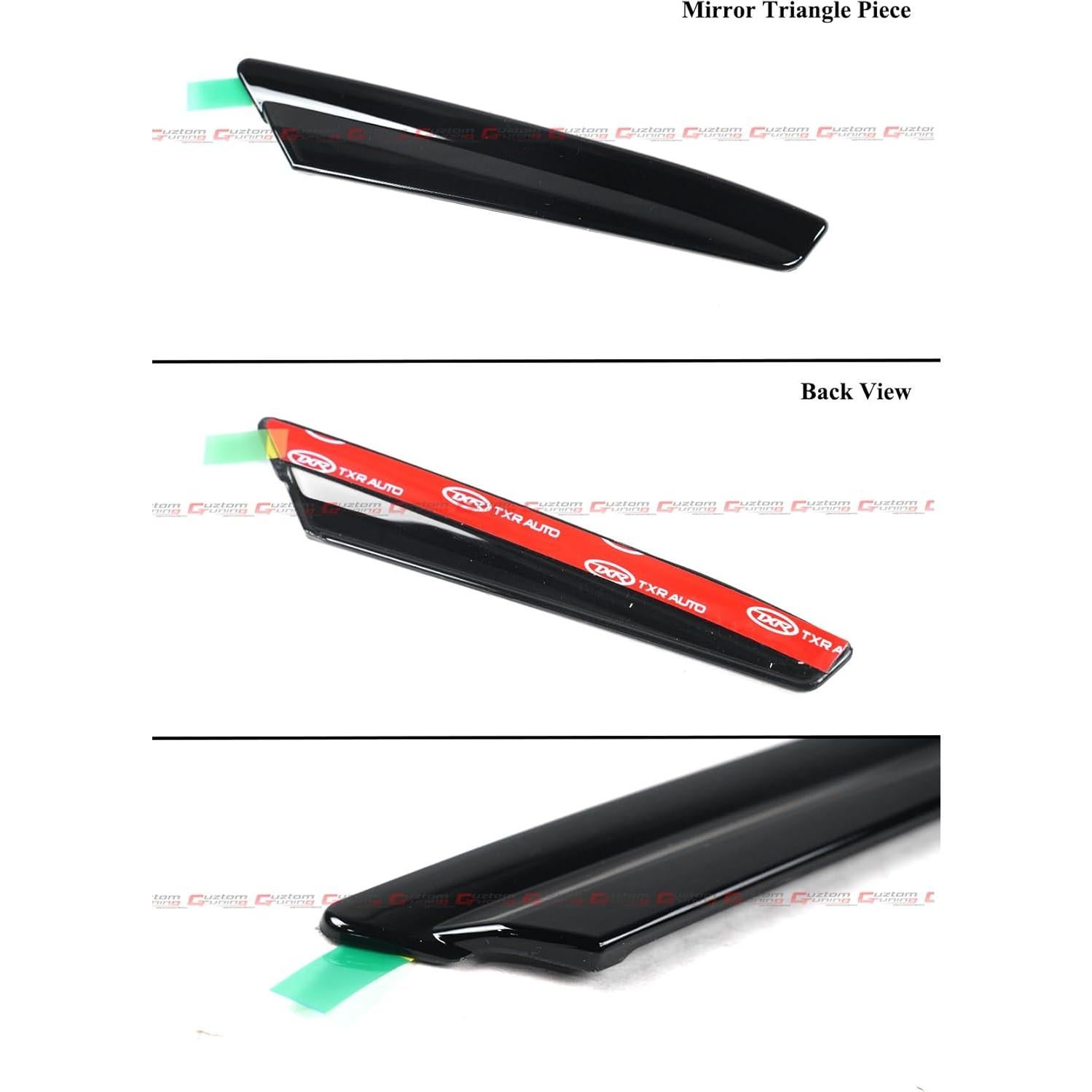 Deflectores de Lluvia 8 Piezas Cuztom Tuning para Toyota Sienna 2021-2026