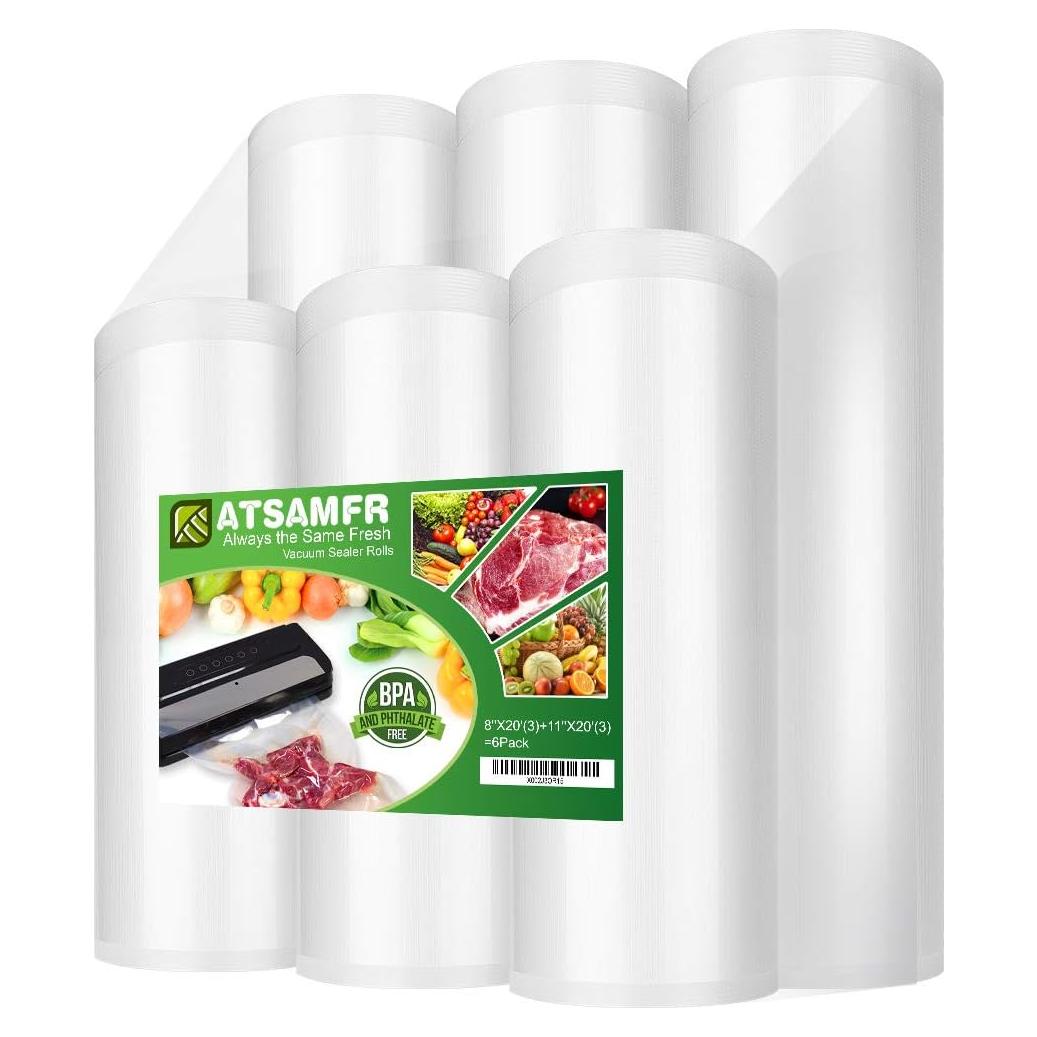 Paquete de 6 bolsas de sellado al vacío ATSAMFR 20cm y 28cm