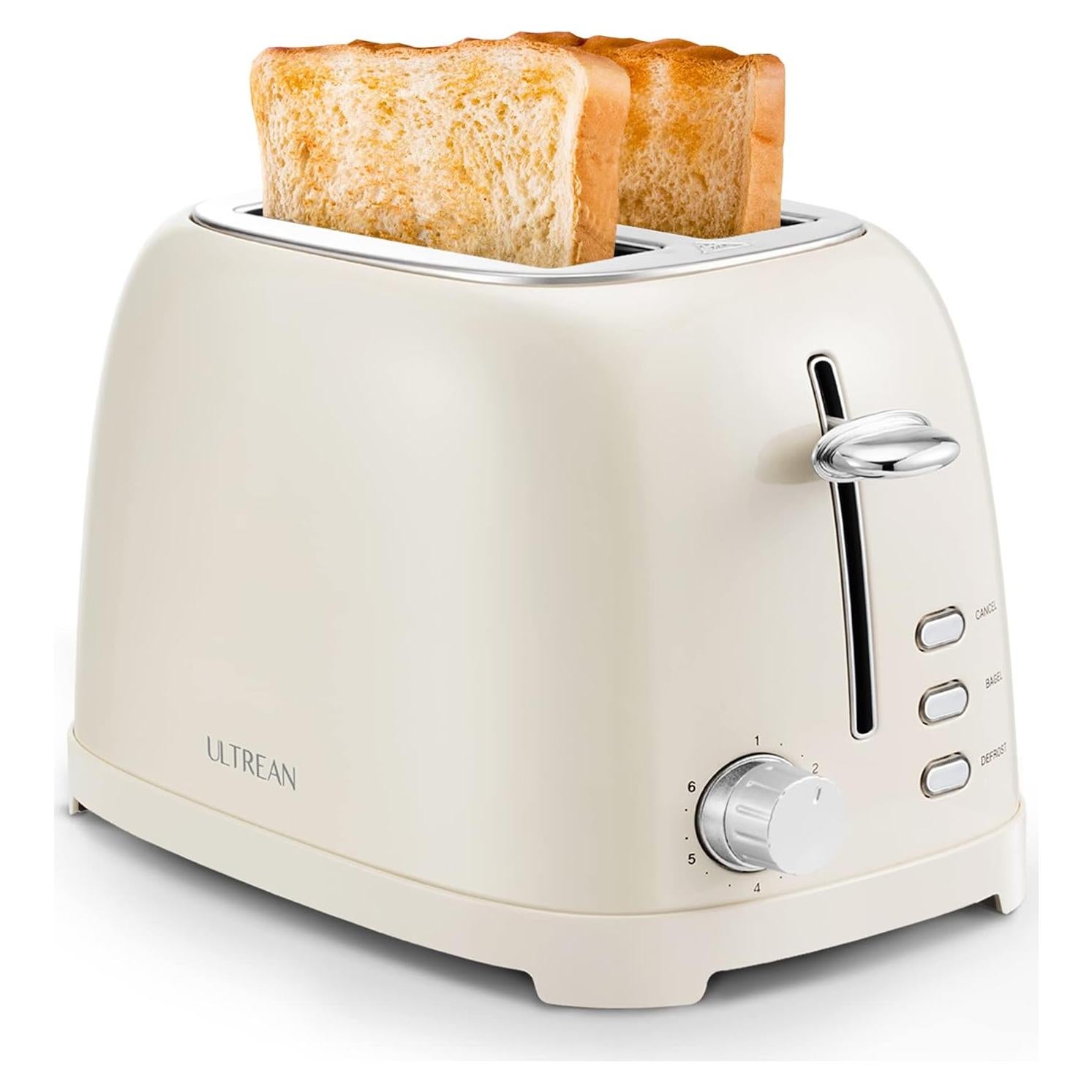 Tostadora Ultrean WT-330C 2 Rebanadas Acero Inoxidable 6 Niveles