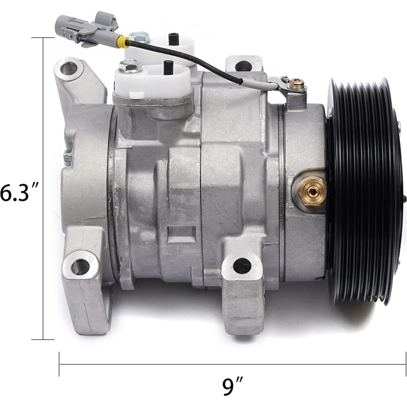 Compresor de A/C YINZINR con Embrague para Toyota Hilux 2004-2015