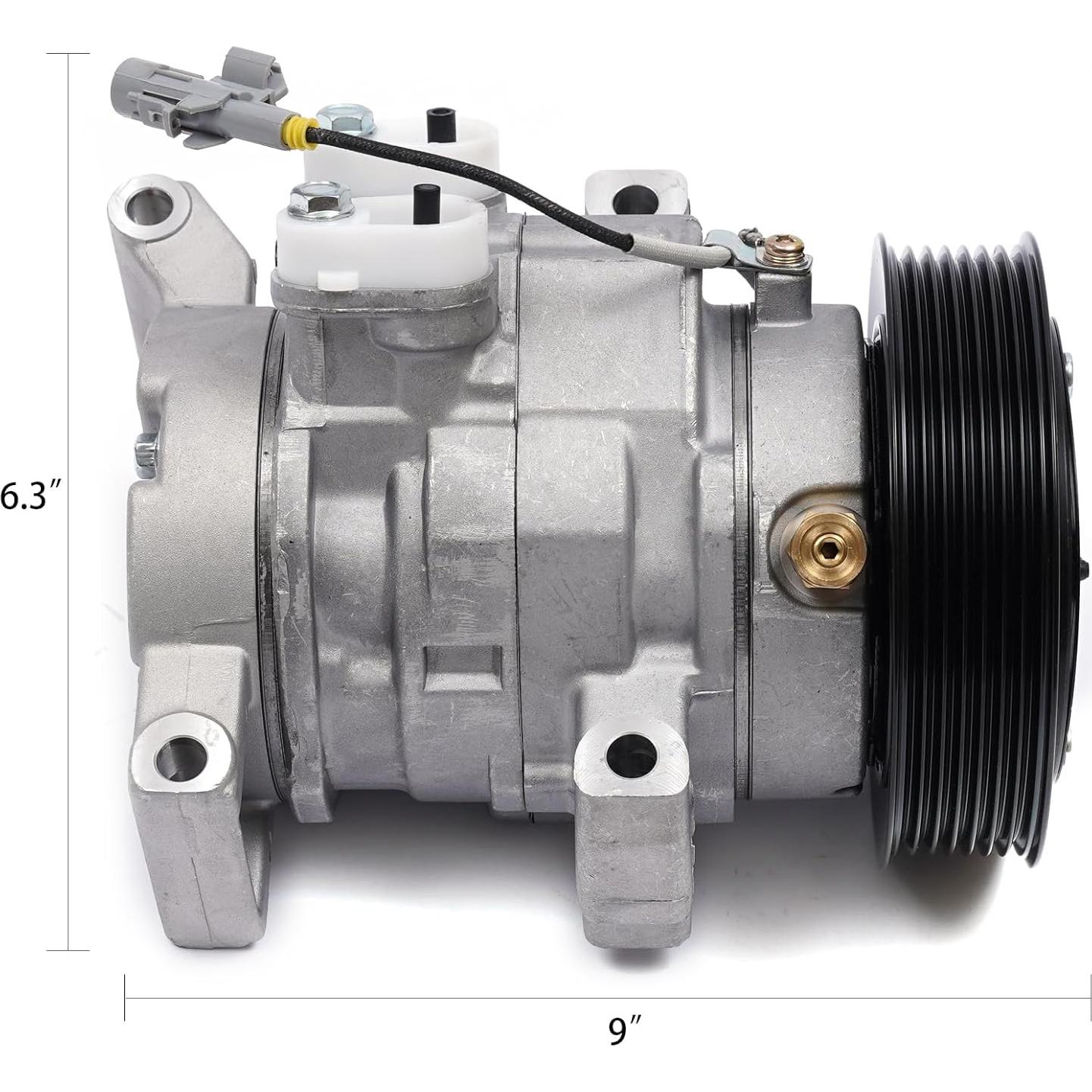 Compresor de A/C YINZINR con Embrague para Toyota Hilux 2004-2015
