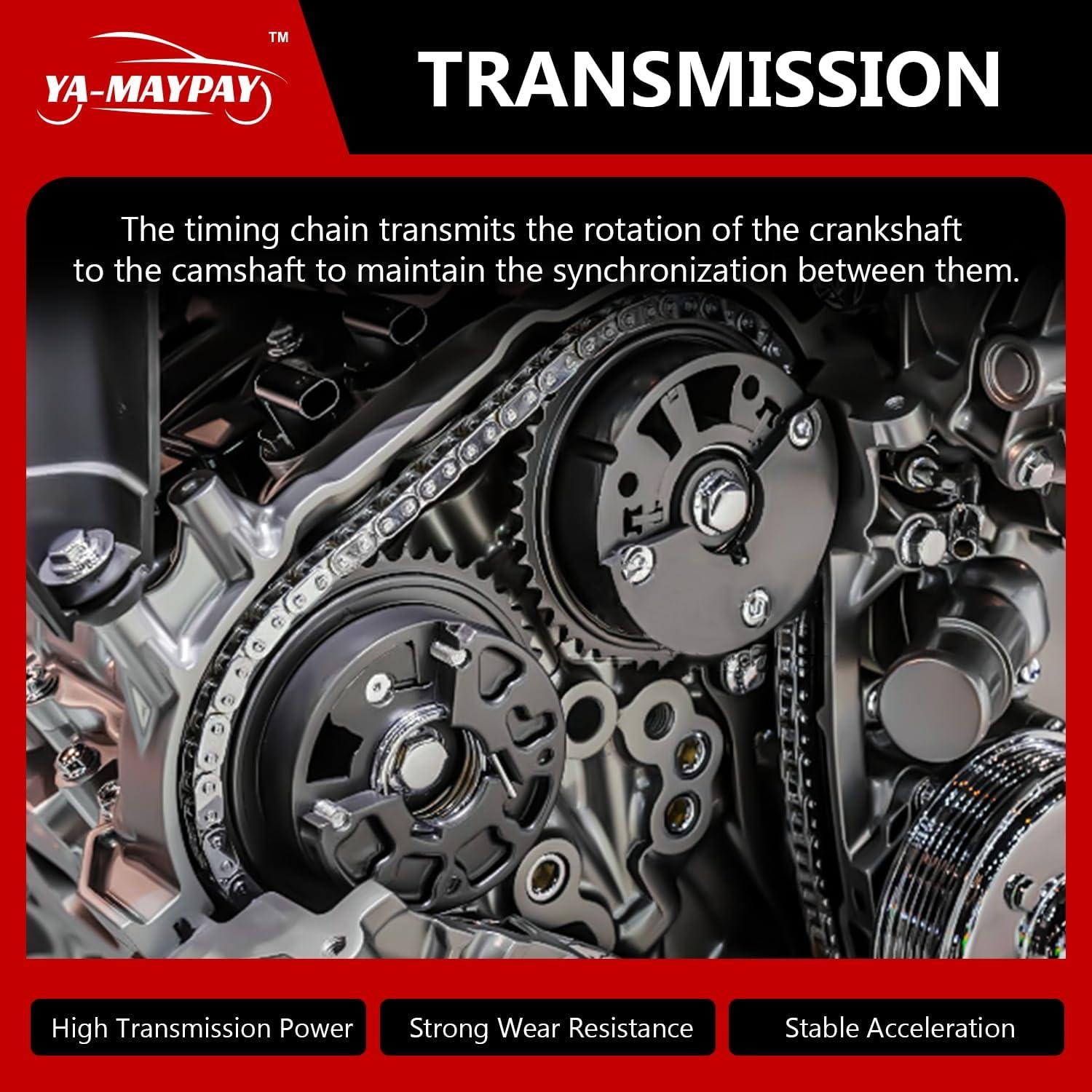 Kit de Cadena de Distribución YA-MAYPAY para Toyota 1TR-FE 2.0L