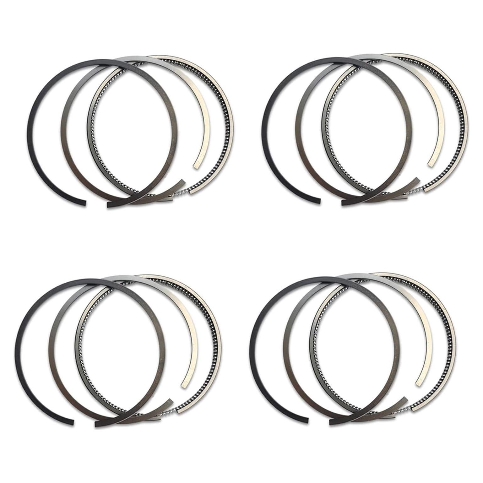 Juego de 4 Anillos de Pistón HAOSHUN para Toyota 3L 2.8L