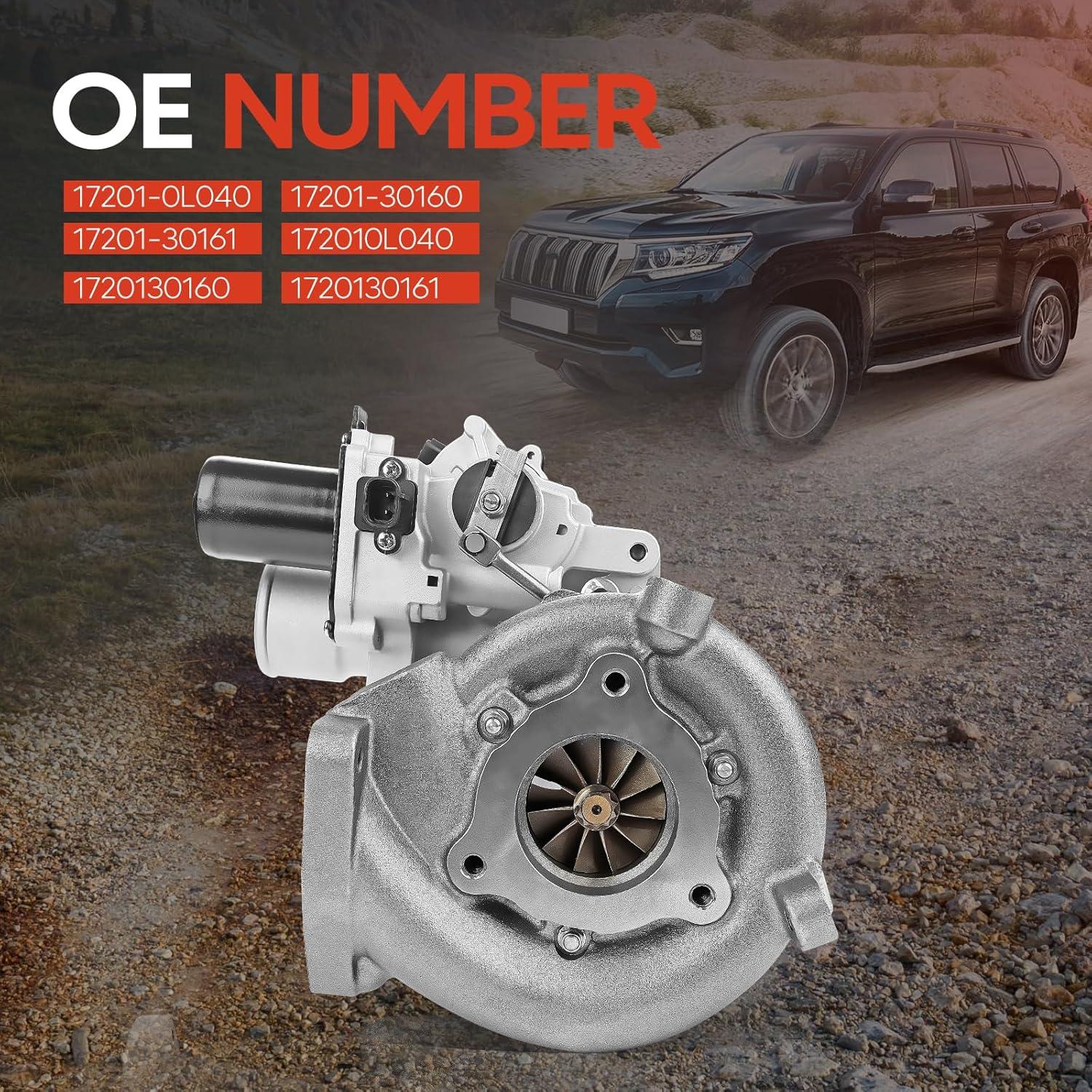 Kit Turboalimentador Orceed 3.0L Diésel Toyota Hilux 2005-2015