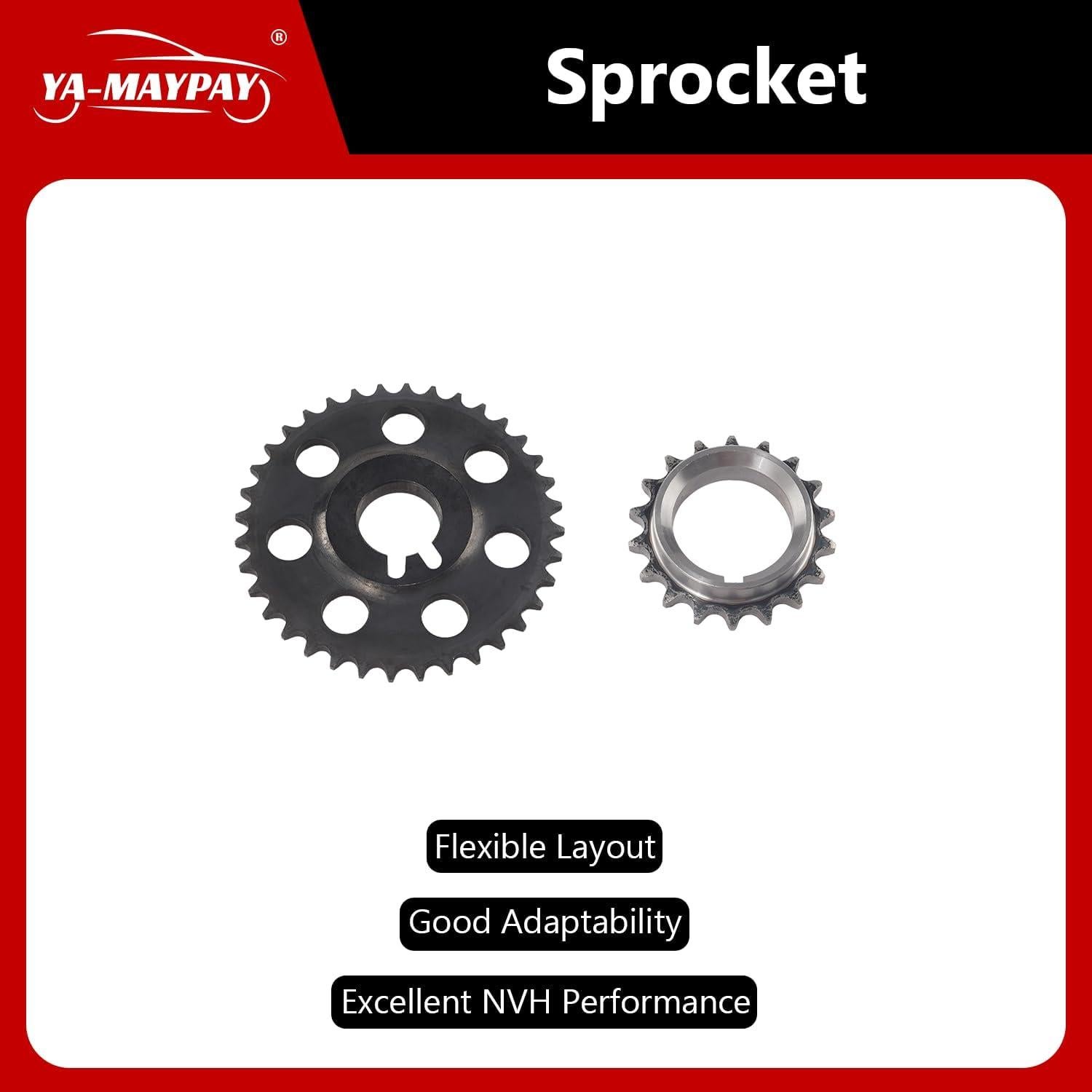 Kit de Cadena de Tiempo YA-MAYPAY para Toyota Tacoma y Hilux 2.4L