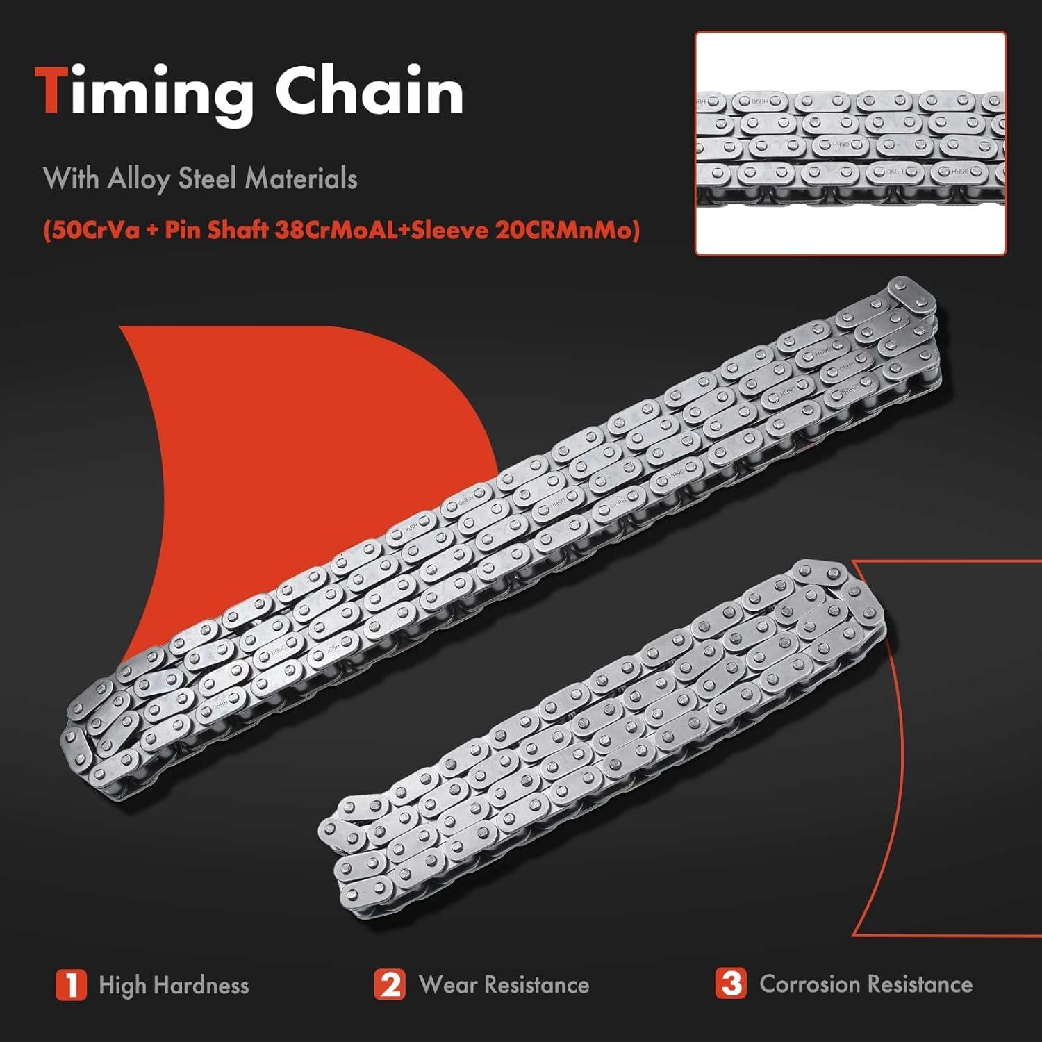 Kit de Cadena de Tiempo A-Premium 16 Piezas para Toyota